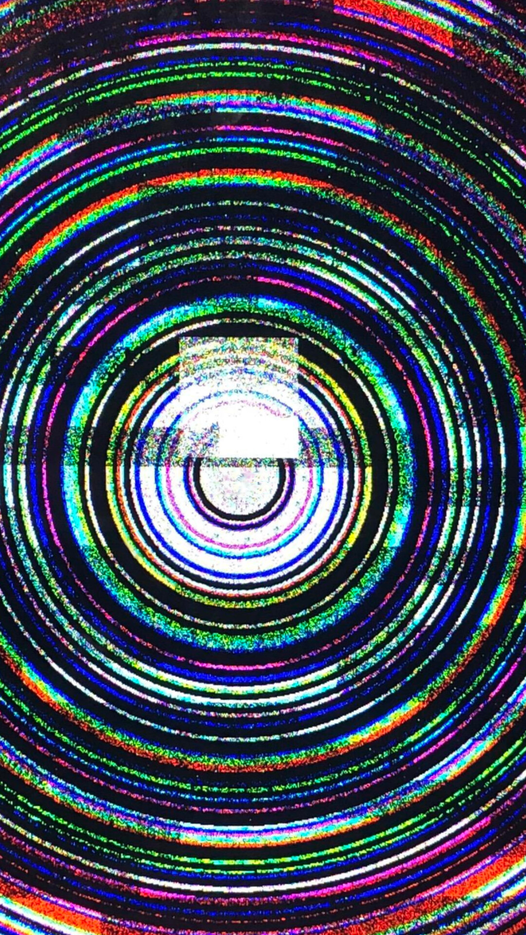 Glitch: An inexplicable problem happening in a computer system, Circles, Pixels. 1080x1920 Full HD Background.