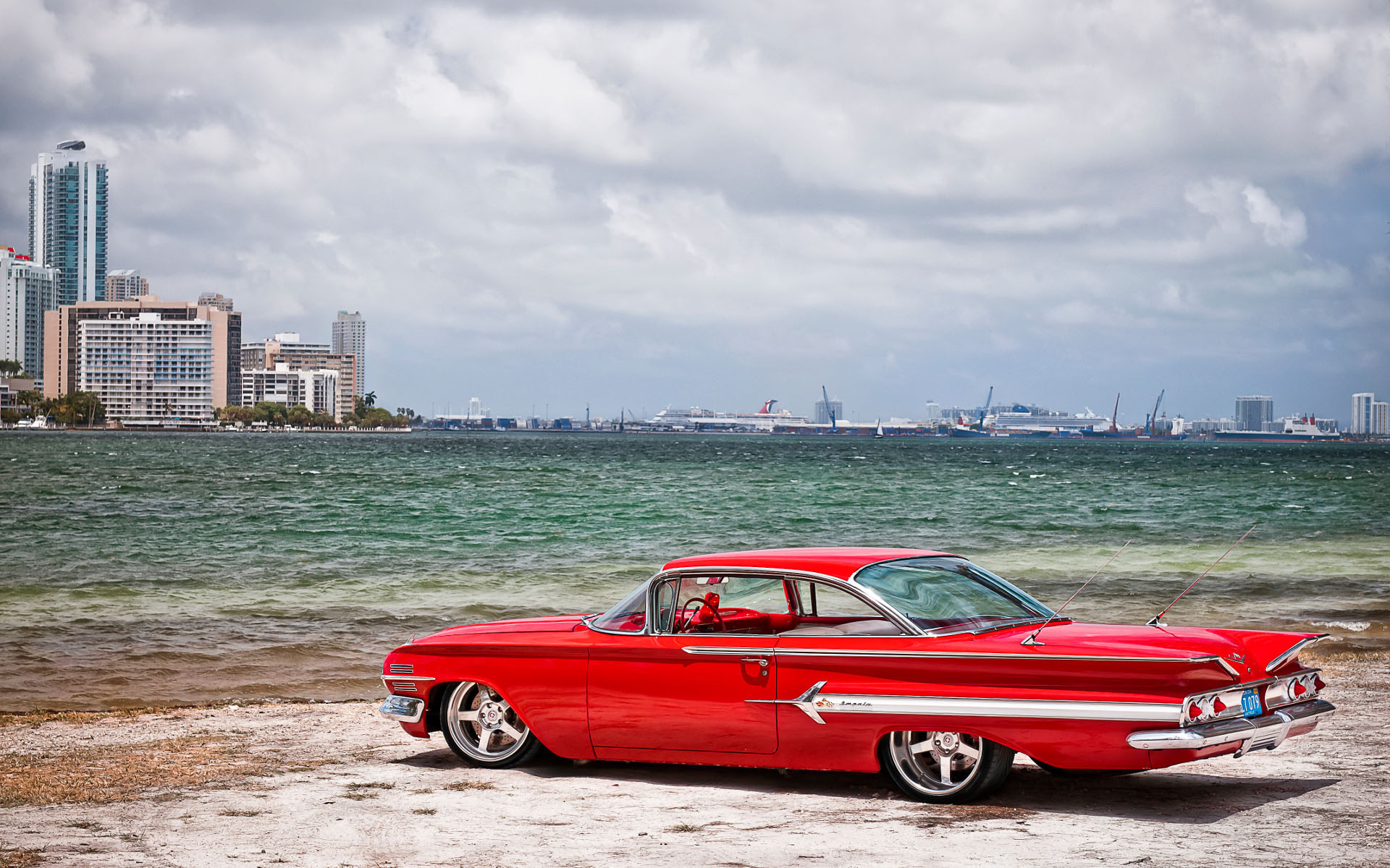 Vintage Car: Valuable investments, appreciating in price over time, Chevrolet Impala. 1920x1200 HD Background.