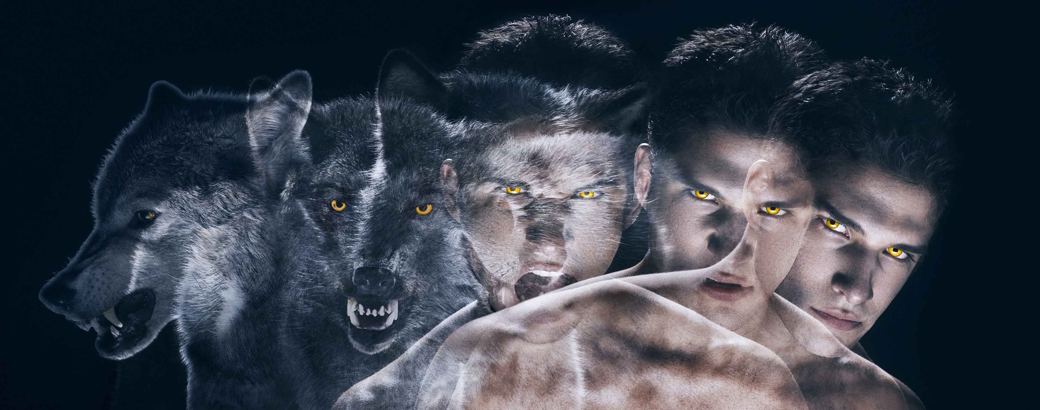 Teen Wolf TV series, Dark and brooding, Mysterious creatures, Supernatural powers, 3600x1430 Dual Screen Desktop