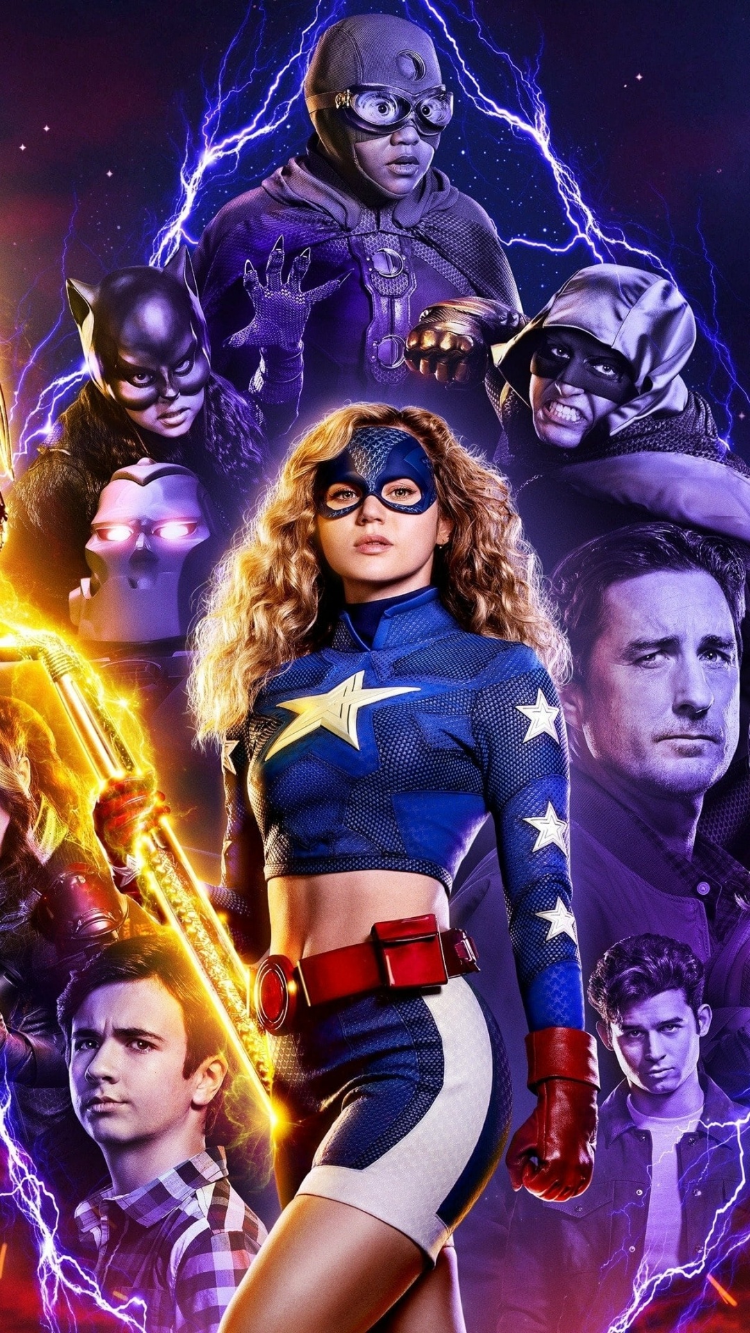 Stargirl TV series, Action-packed episodes, Compelling storytelling, Exciting characters, 1080x1920 Full HD Phone