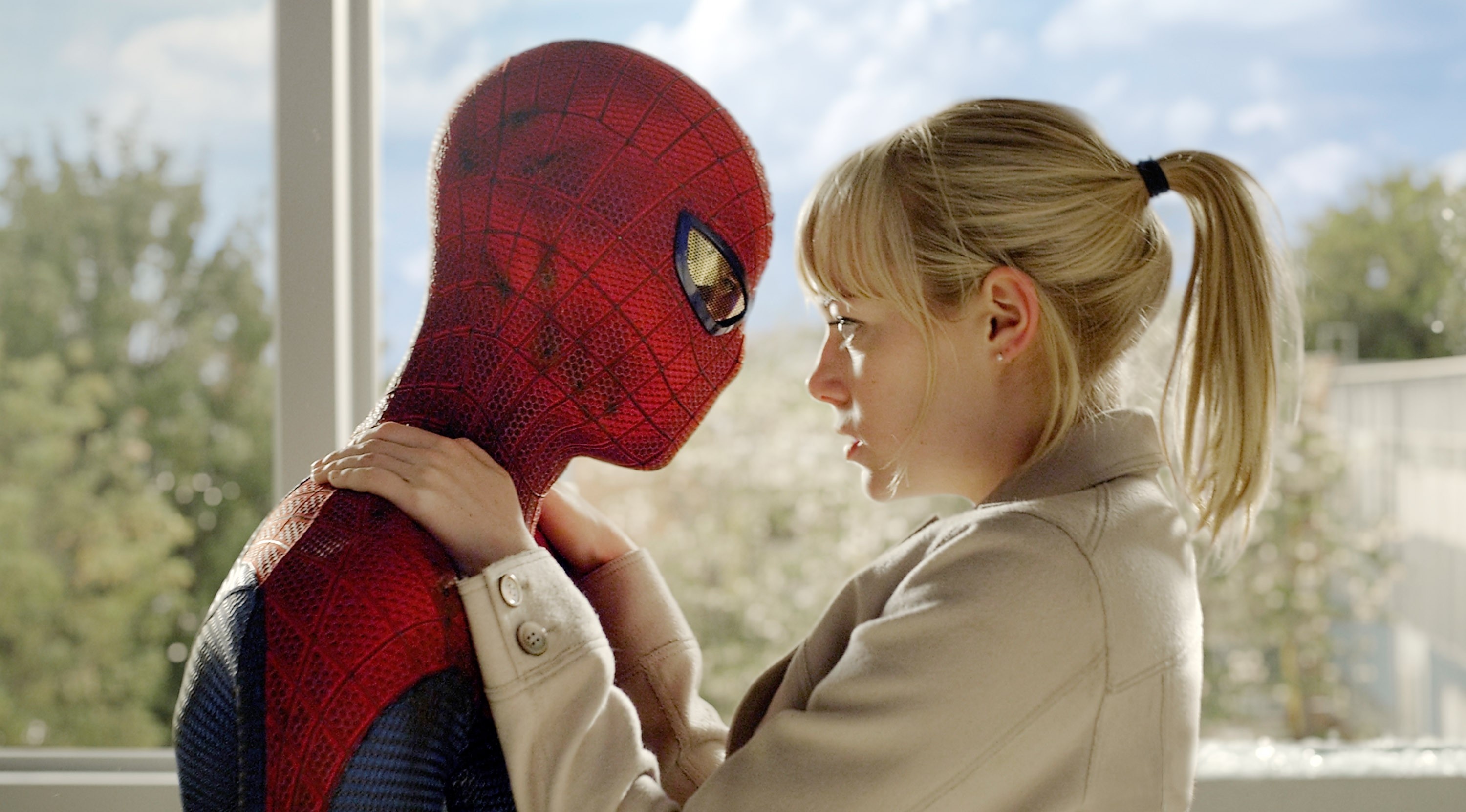 Emma Stone, Spider-Man movies, Celebrities, 4K wallpapers, 3000x1670 HD Desktop