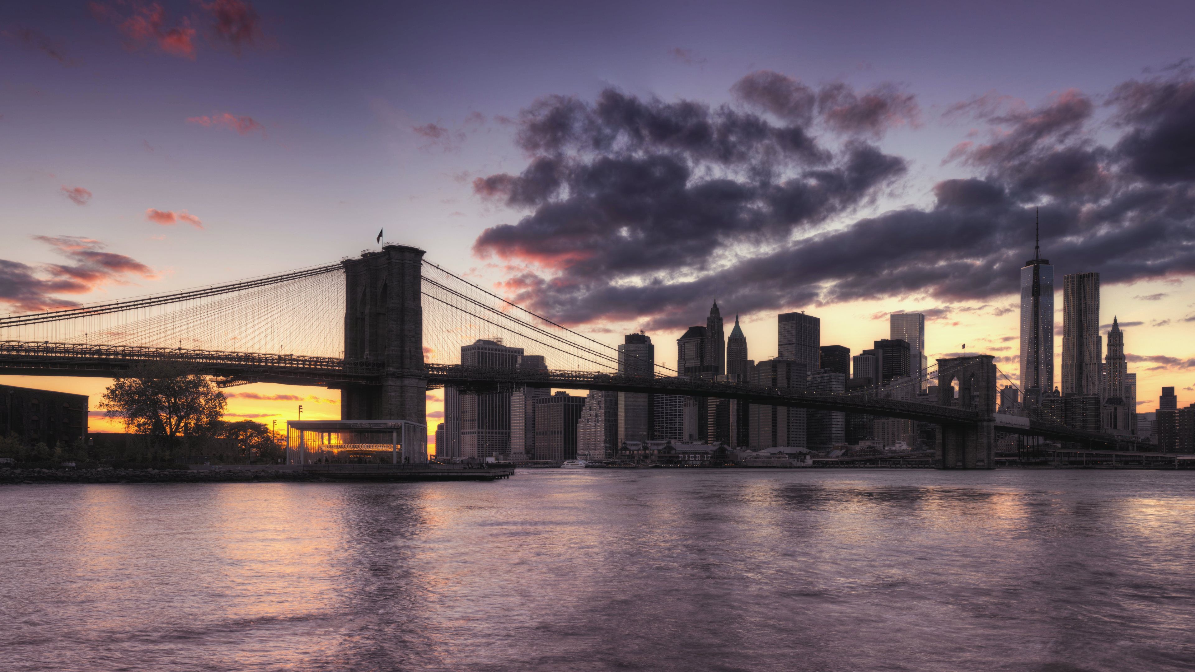 Brooklyn Bridge, Phone wallpapers, Desktop backgrounds, Stunning pictures, 3840x2160 4K Desktop