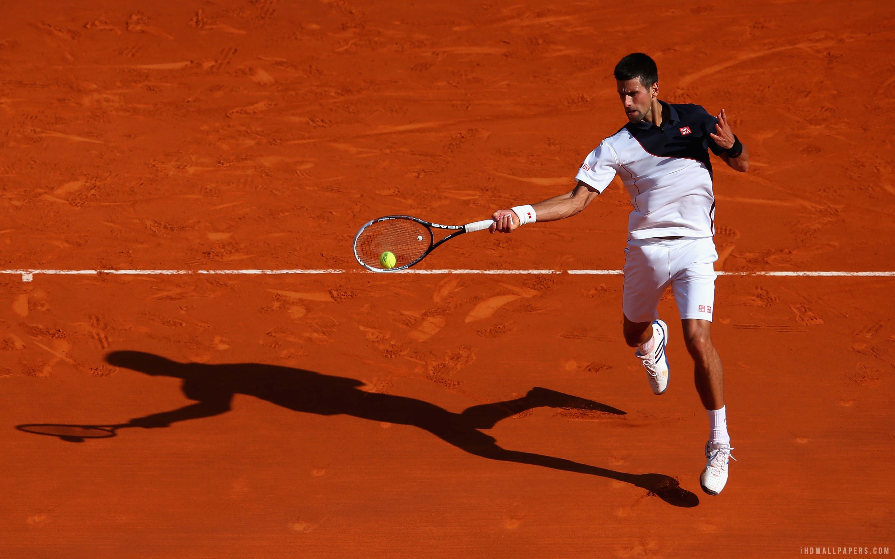 French Open, Roland-Garros, Novak Djokovic, 2014 wallpaper, 2880x1800 HD Desktop
