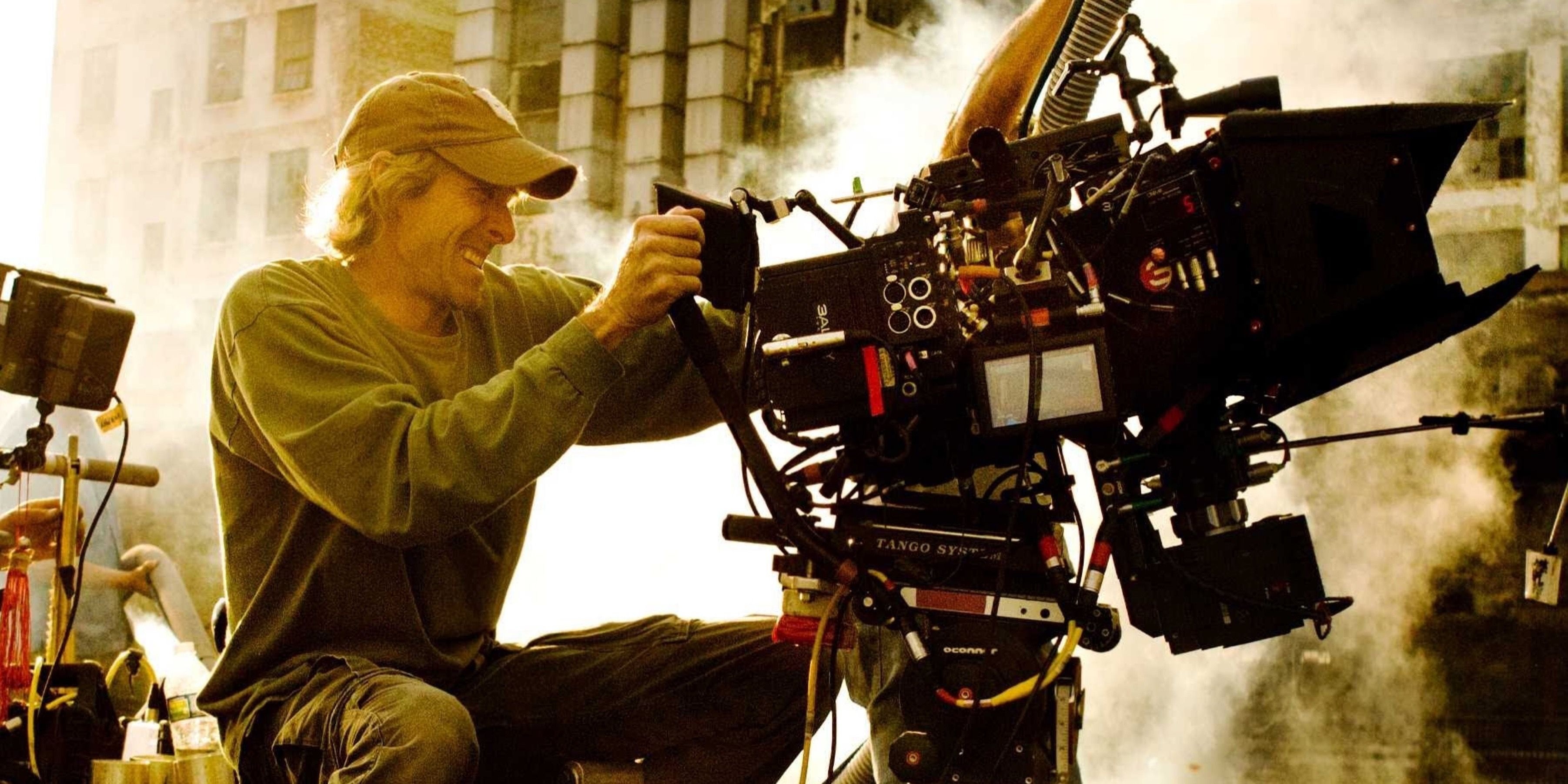 Transformers director, CGI masterpiece, Michael Bay's movie, Exclusive interview, 3610x1810 HD Desktop