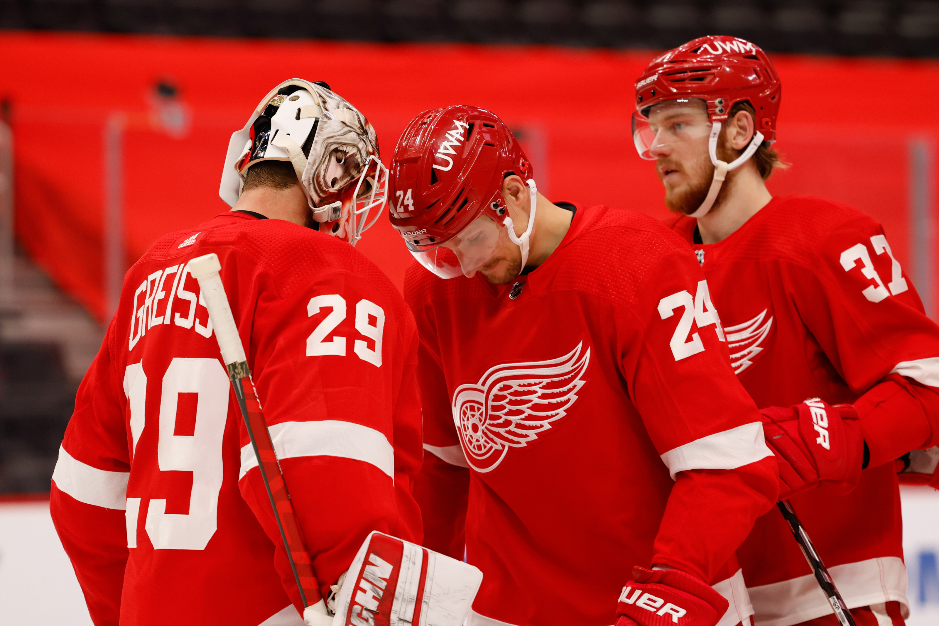 Detroit Red Wings: The team has won the most Stanley Cup championships of any NHL franchise based in the United States. 3200x2140 HD Background.