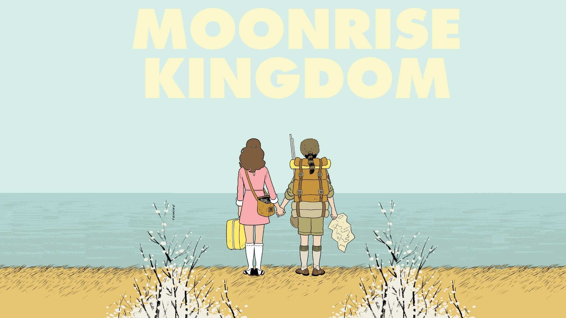 Moonrise Kingdom, Wes Anderson, Quirky romance, Adventure film, 1920x1080 Full HD Desktop