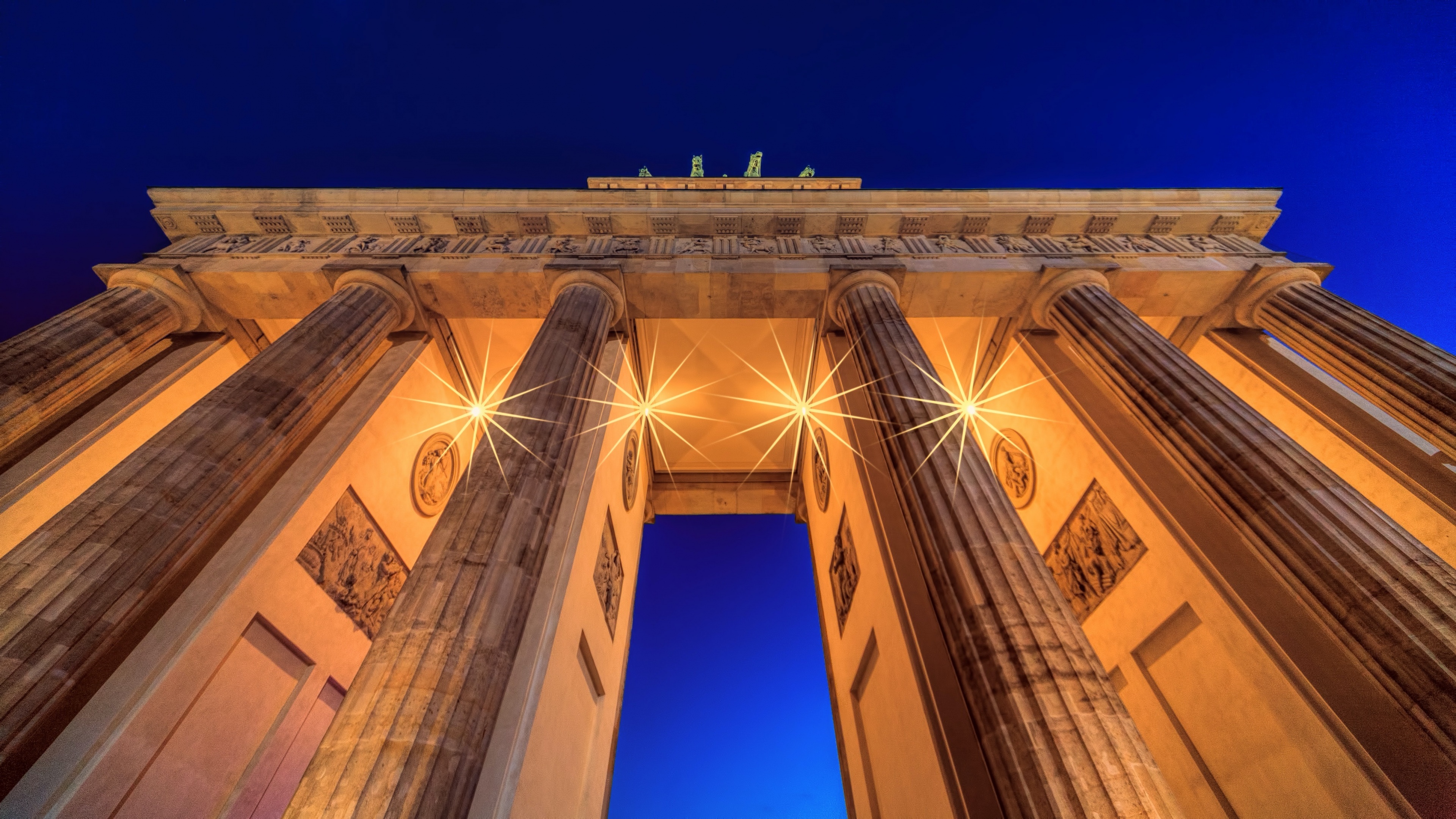 Brandenburg Gate, Berlin Germany, Architecture, 3840x2160 4K Desktop