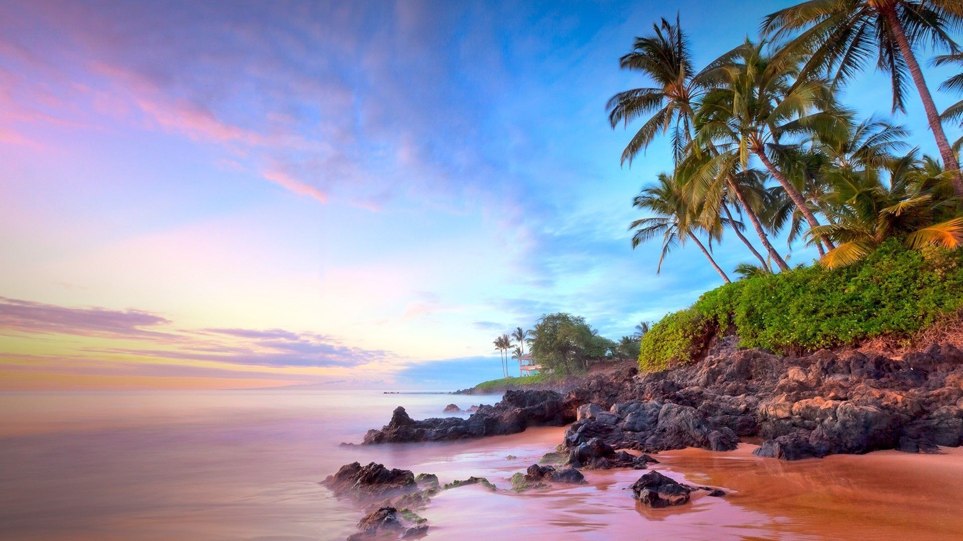 Hawaiian Beaches, Maui beach wallpapers, Beach bliss, Serene landscapes, 1920x1080 Full HD Desktop