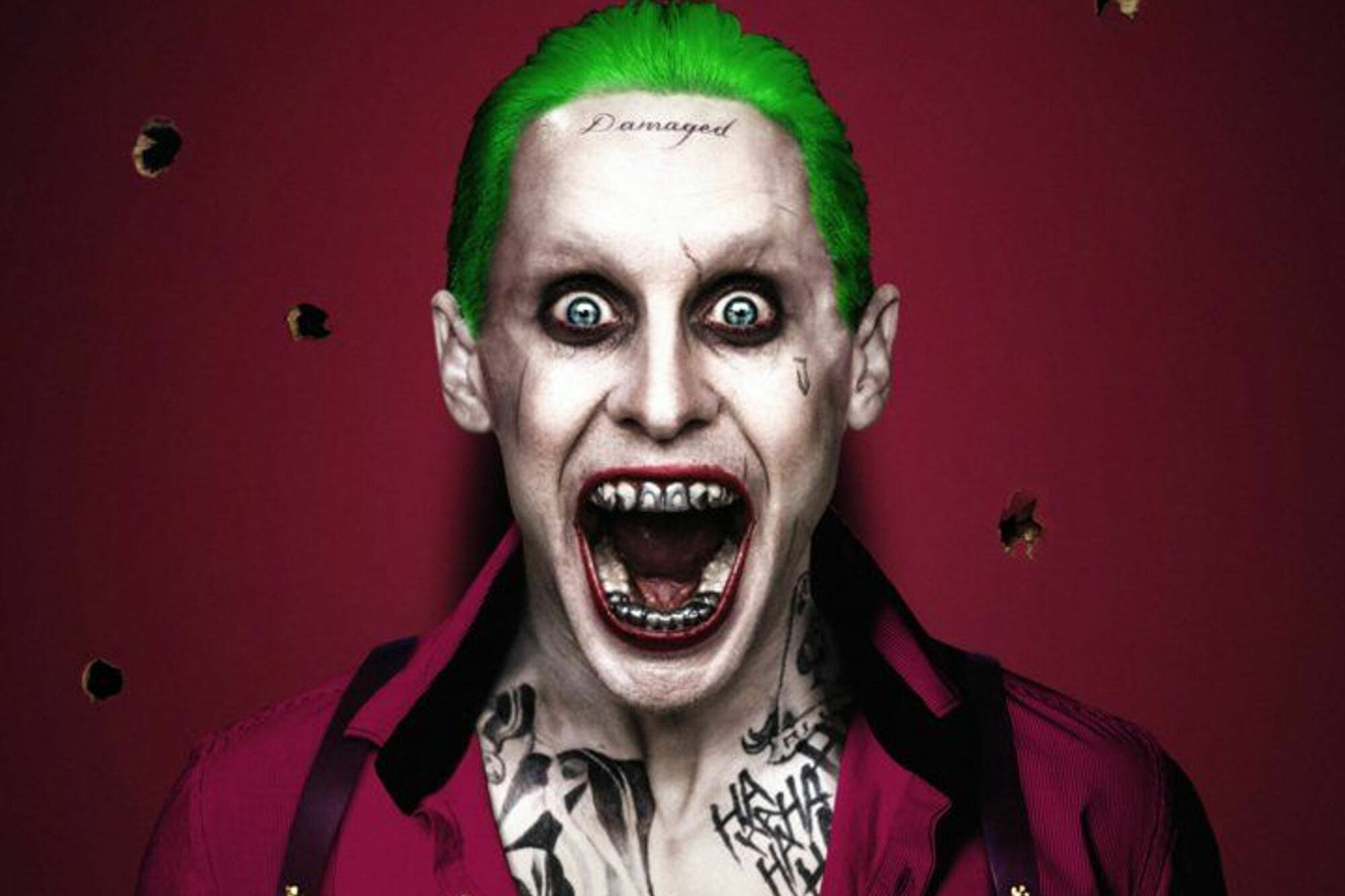 Suicide Squad: The Joker portrayed by Jared Leto. 2000x1340 HD Background.