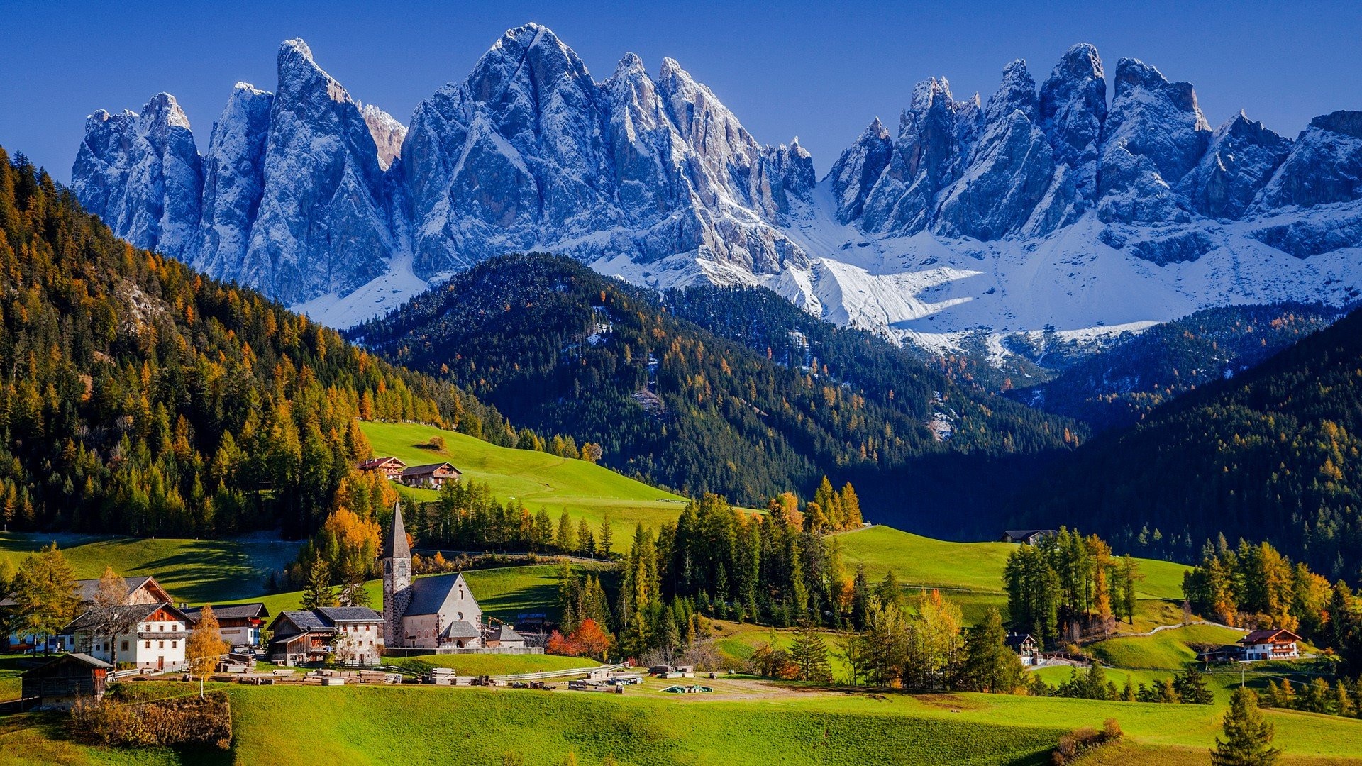 Bolzano city, Beautiful wallpapers, Stunning backgrounds, Trentino-Alto Adige, 1920x1080 Full HD Desktop