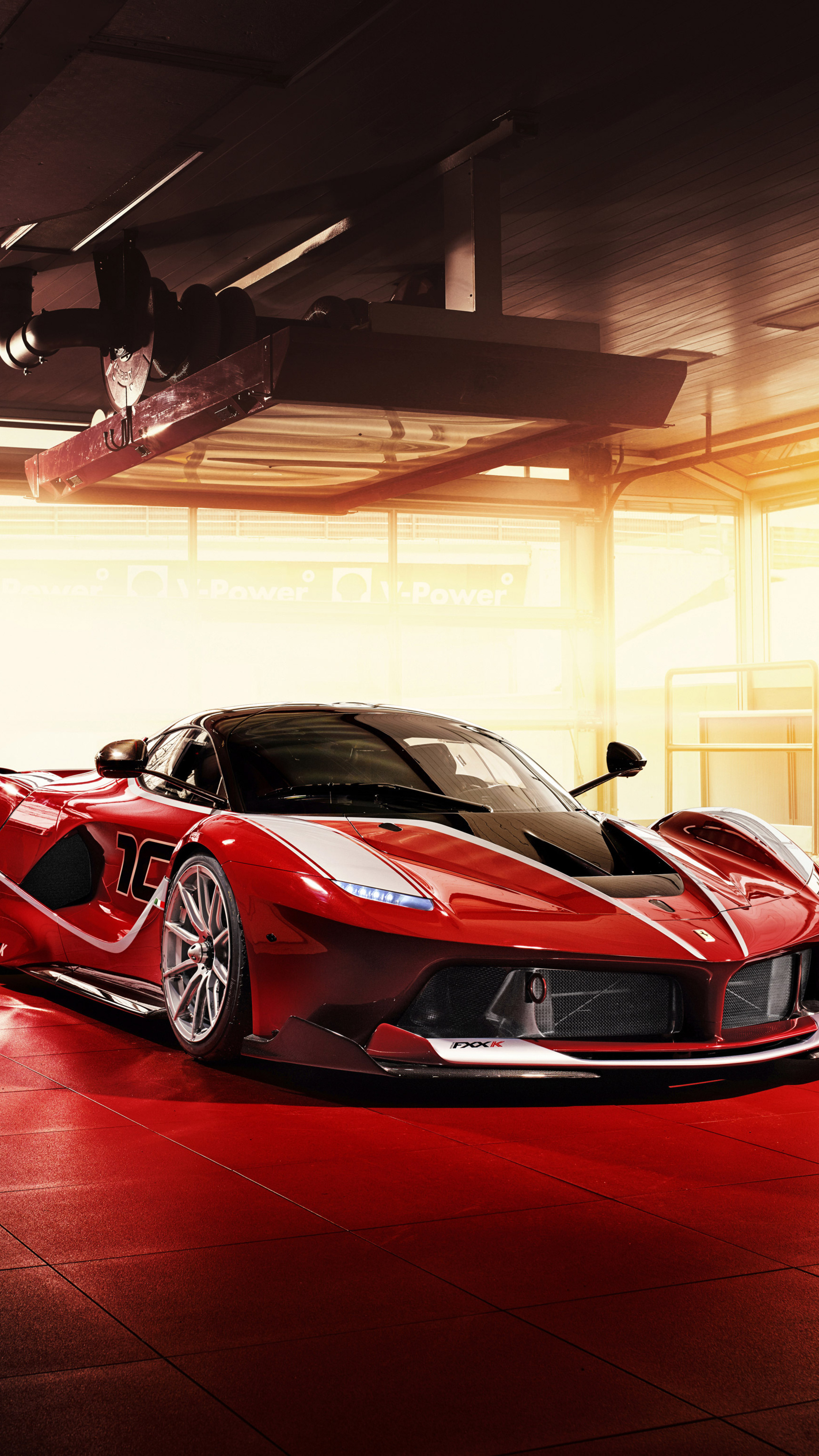 Sports Car: Ferrari FXX K, Acceleration, Top speed, Vehicle. 2160x3840 4K Background.