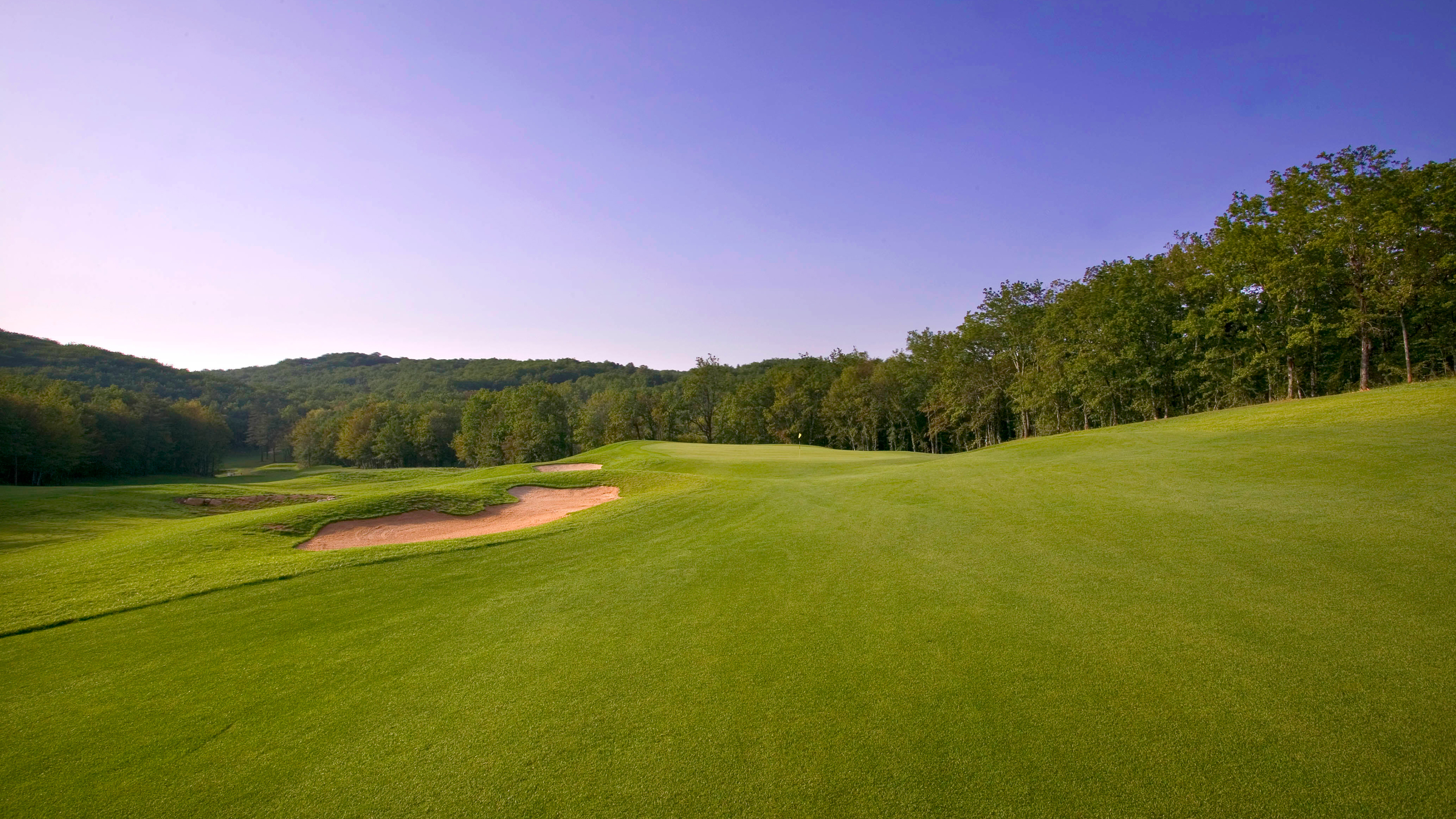 Golf Course: Souillac Country Club, France, A standard field with 18 holes, Natural landscape. 3840x2160 4K Wallpaper.