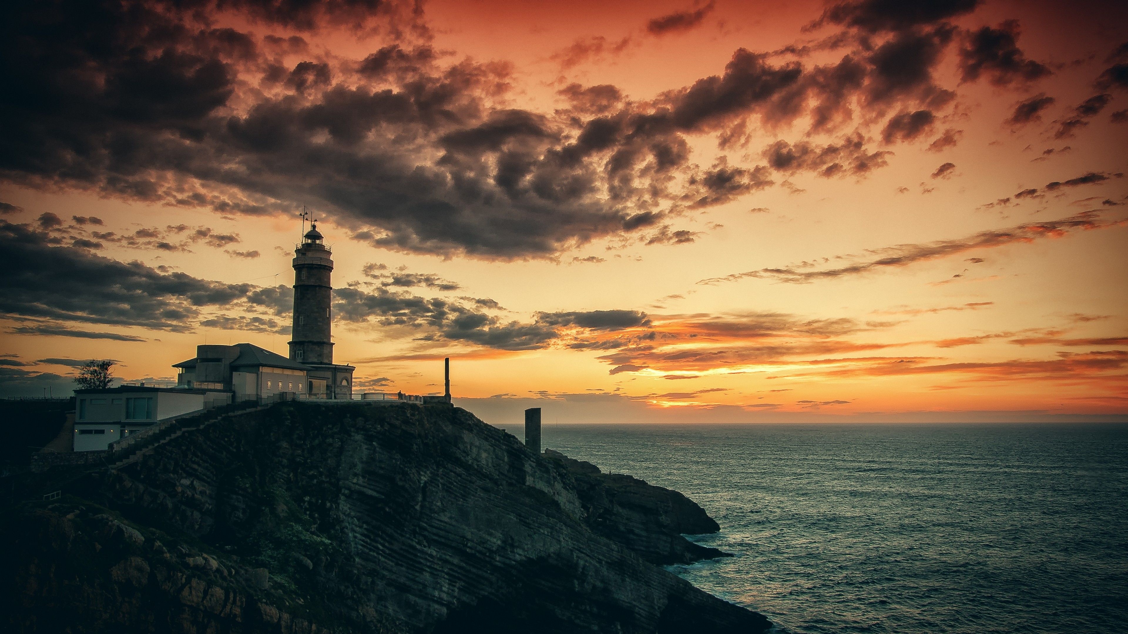 Lighthouse, Most popular, 4K wallpapers, Stunning backgrounds, 3840x2160 4K Desktop