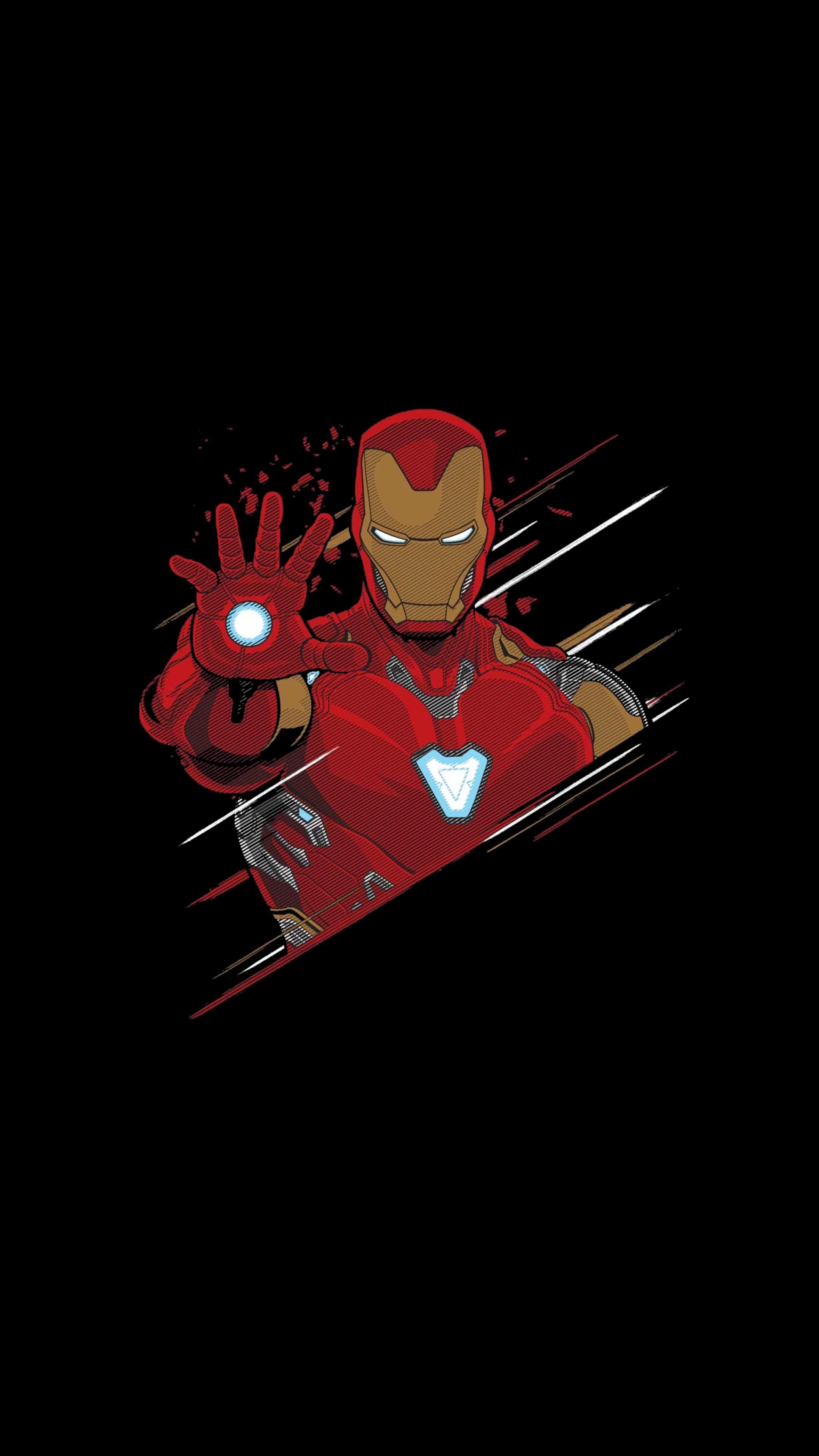 Iron Man: Marvel, Avengers, Superhero. 2160x3840 4K Wallpaper.