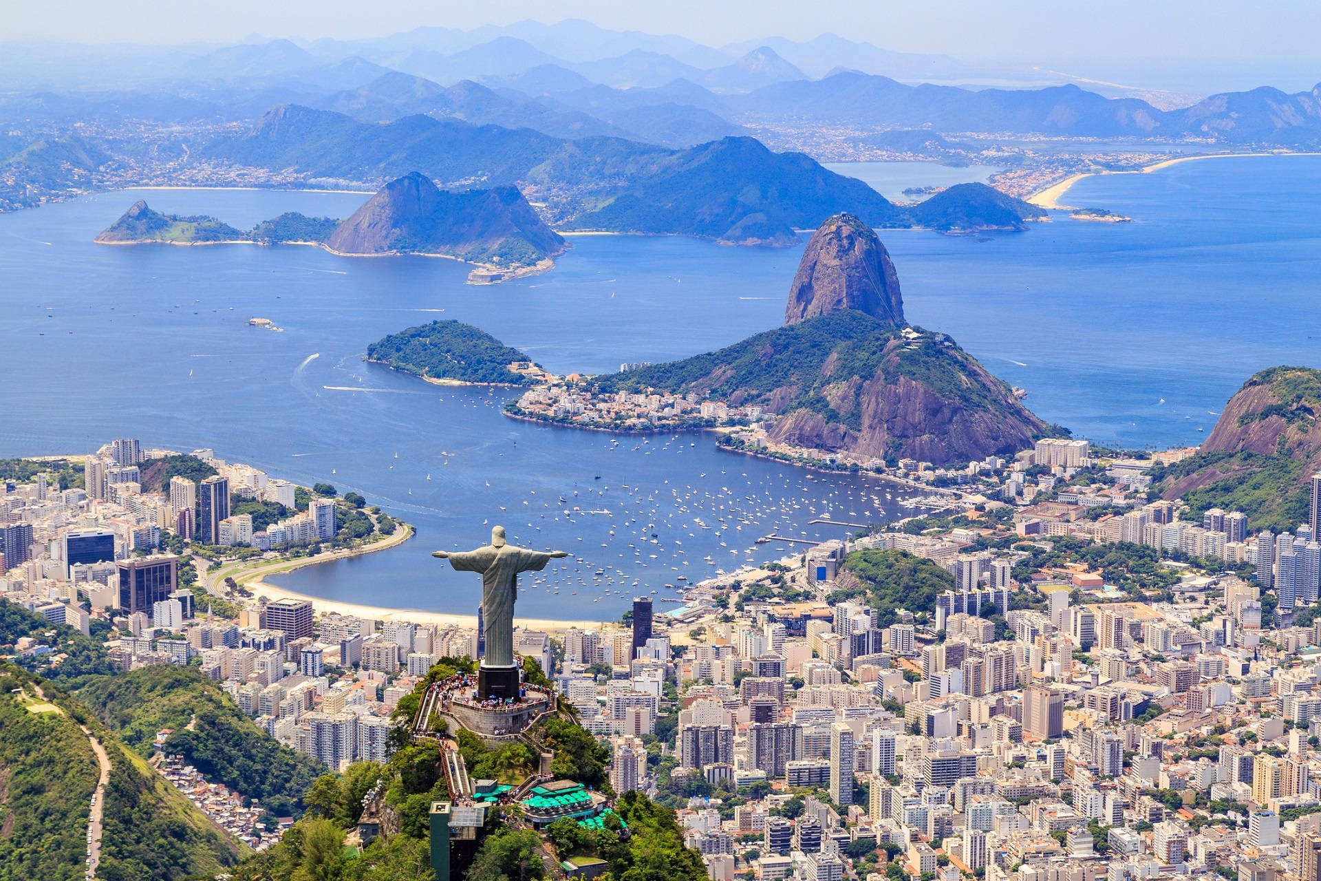 Corcovado Mountain, Cristo Redentor, Rio de Janeiro travel, Brazilian adventure, 1920x1280 HD Desktop