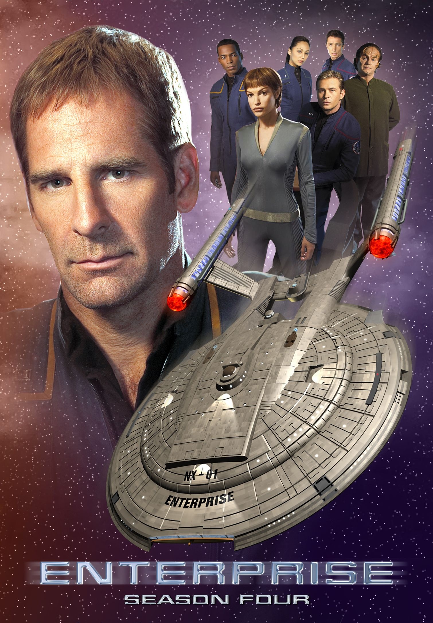 Enterprise (TV Series): Scott Bakula as Jonathan Archer, Commanding officer, USS Enterprise NX-01. 1510x2180 HD Background.