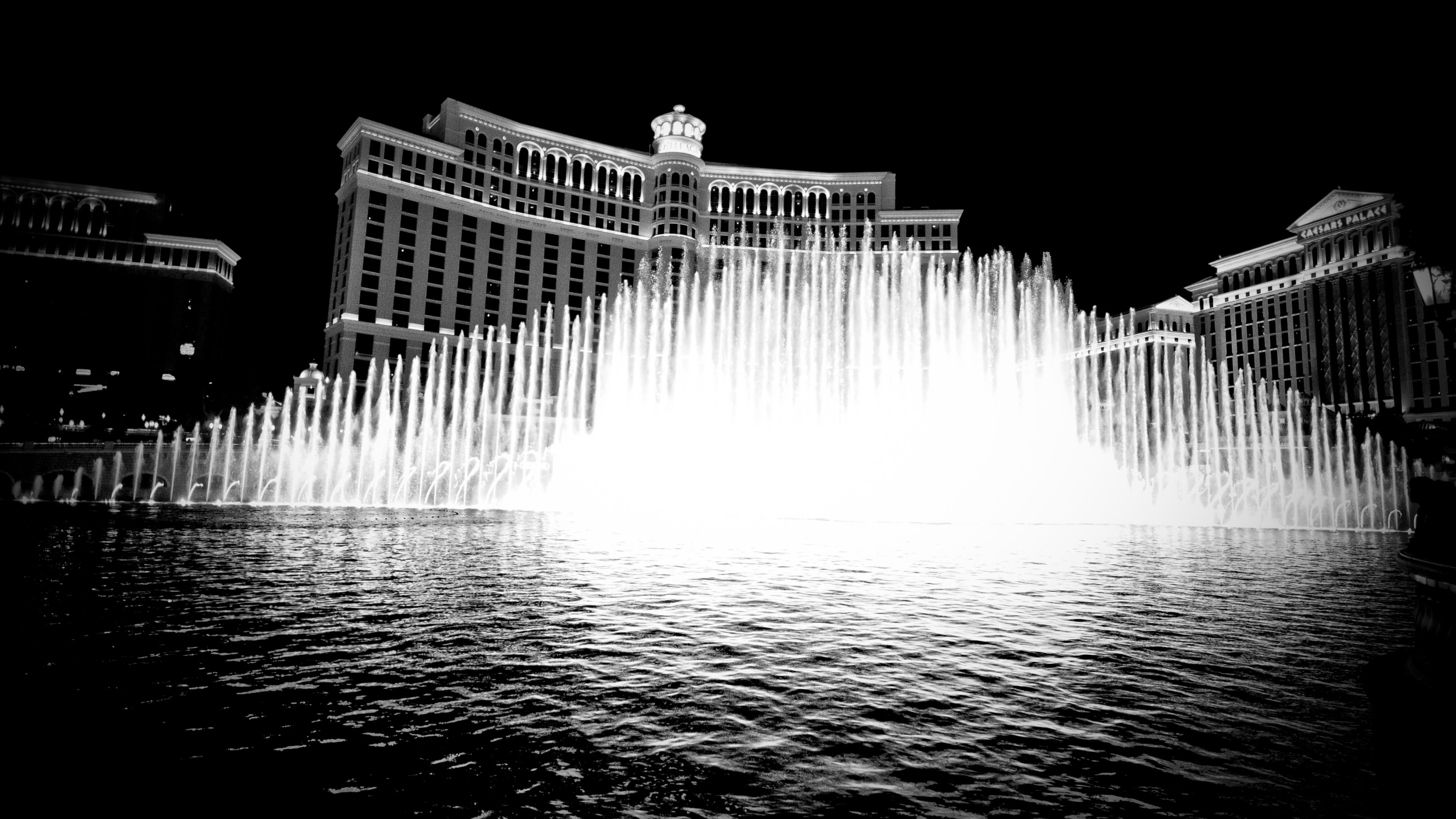 Bellagio fountains in HD, Vegas wallpaper favorites, High-quality images, Widescreen desktop wallpaper, 3840x2160 4K Desktop