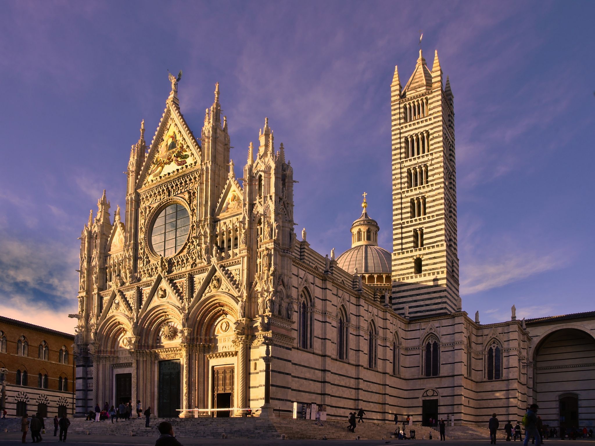 Siena Cathedral, Tuscan getaway, Italy travel inspiration, Cultural exploration, 2050x1540 HD Desktop