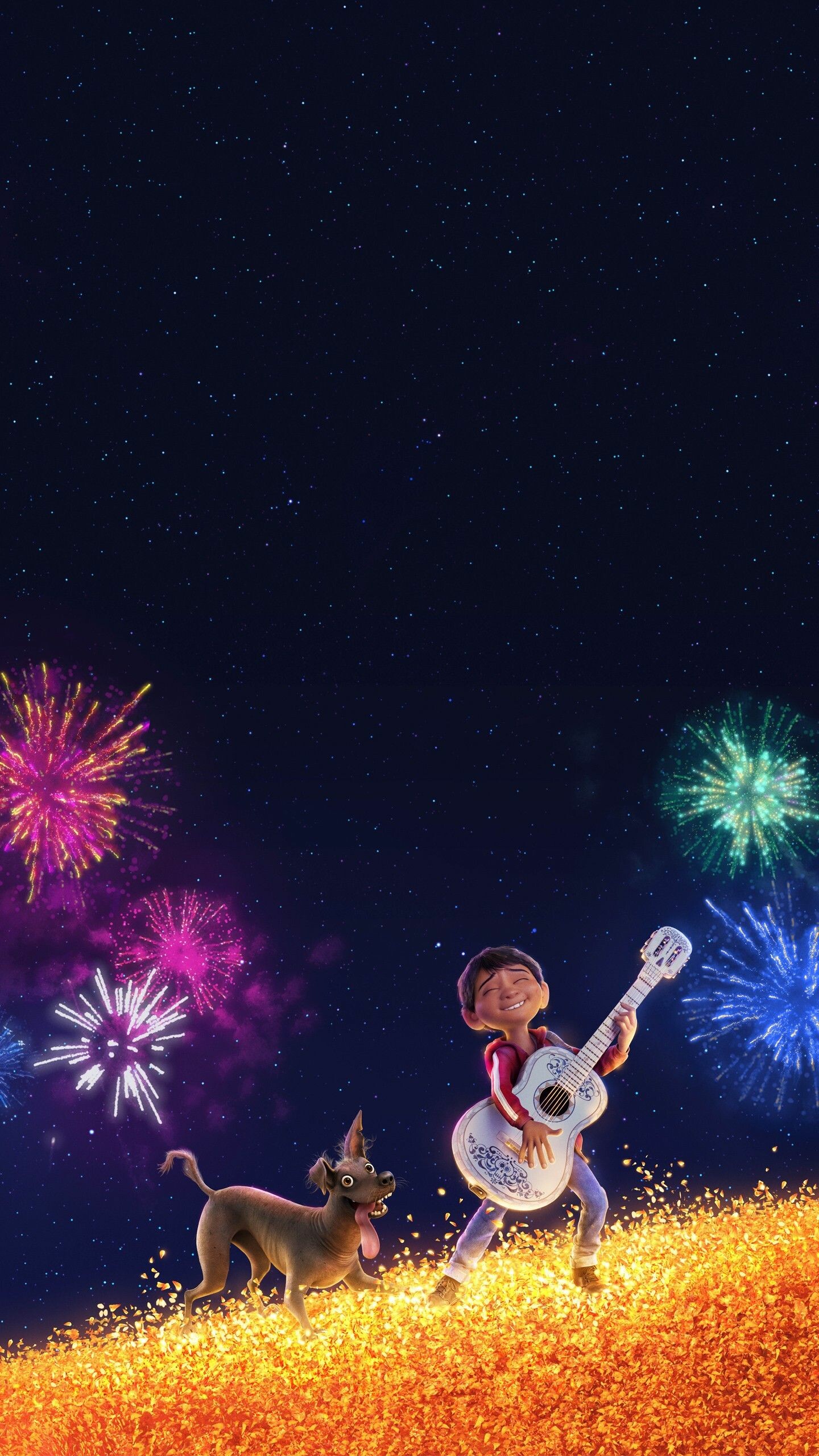 Coco (Cartoon): It's become the number one movie of all time in Mexico, with critics and audiences alike praising it for its sensitive and artful representation of the Mexican holiday and culture. 1440x2560 HD Wallpaper.