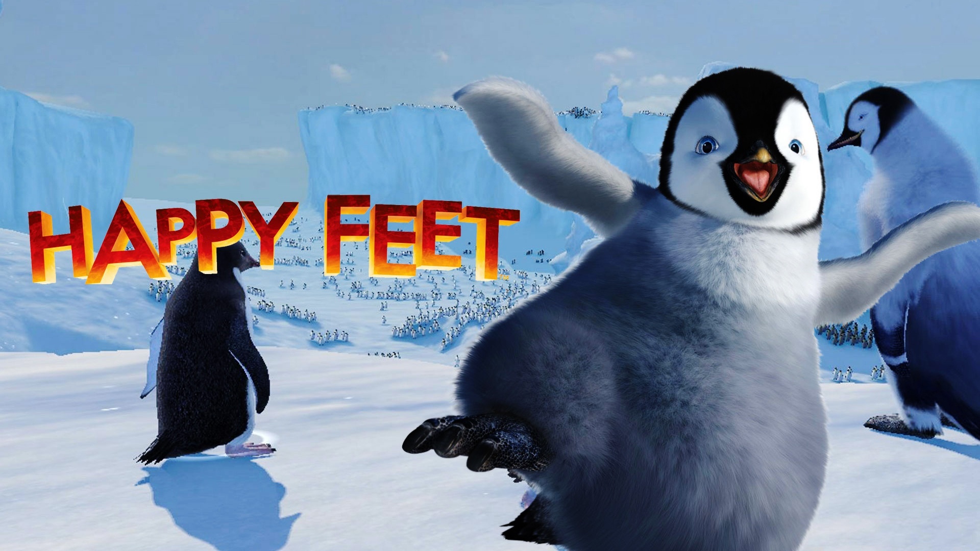 Happy Feet, Online movie streaming, HD quality, Stan platform, 1920x1080 Full HD Desktop