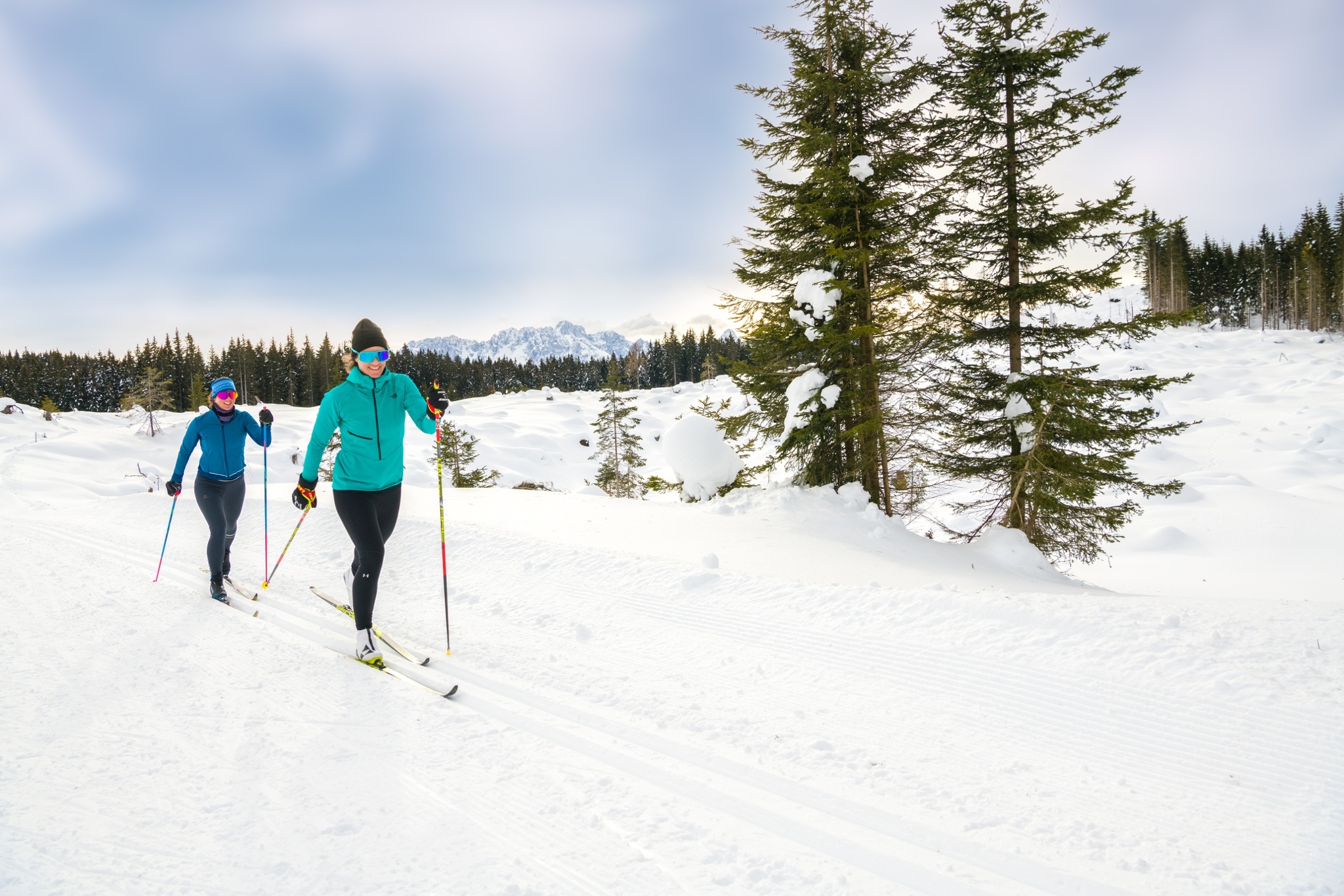 Cross-country skiing, Alpengarten, Alpine skiing, Snowy landscapes, 2050x1370 HD Desktop
