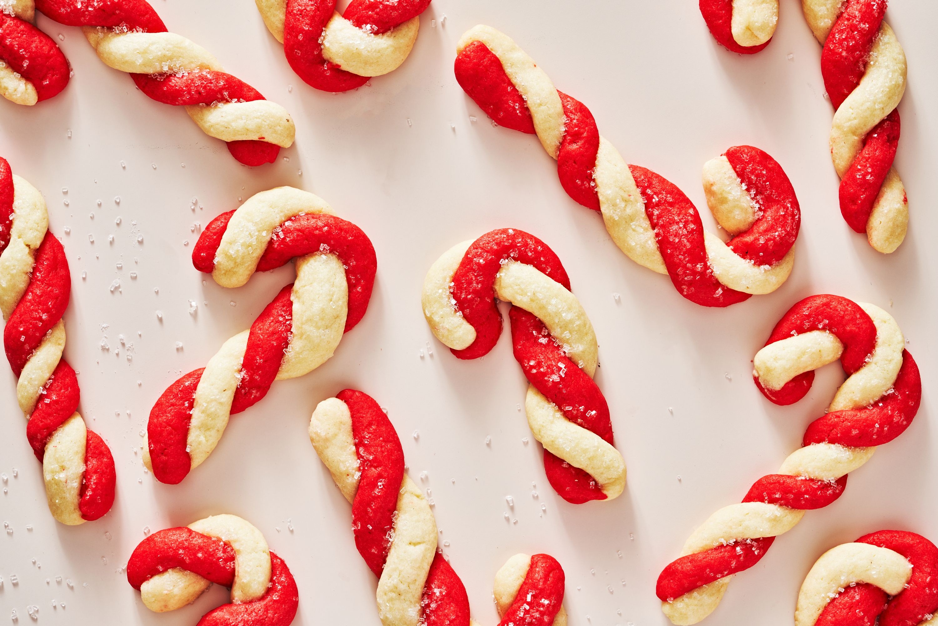 Candy cane cookies, Festive recipe, Holiday baking, Irresistible sweets, 3000x2010 HD Desktop