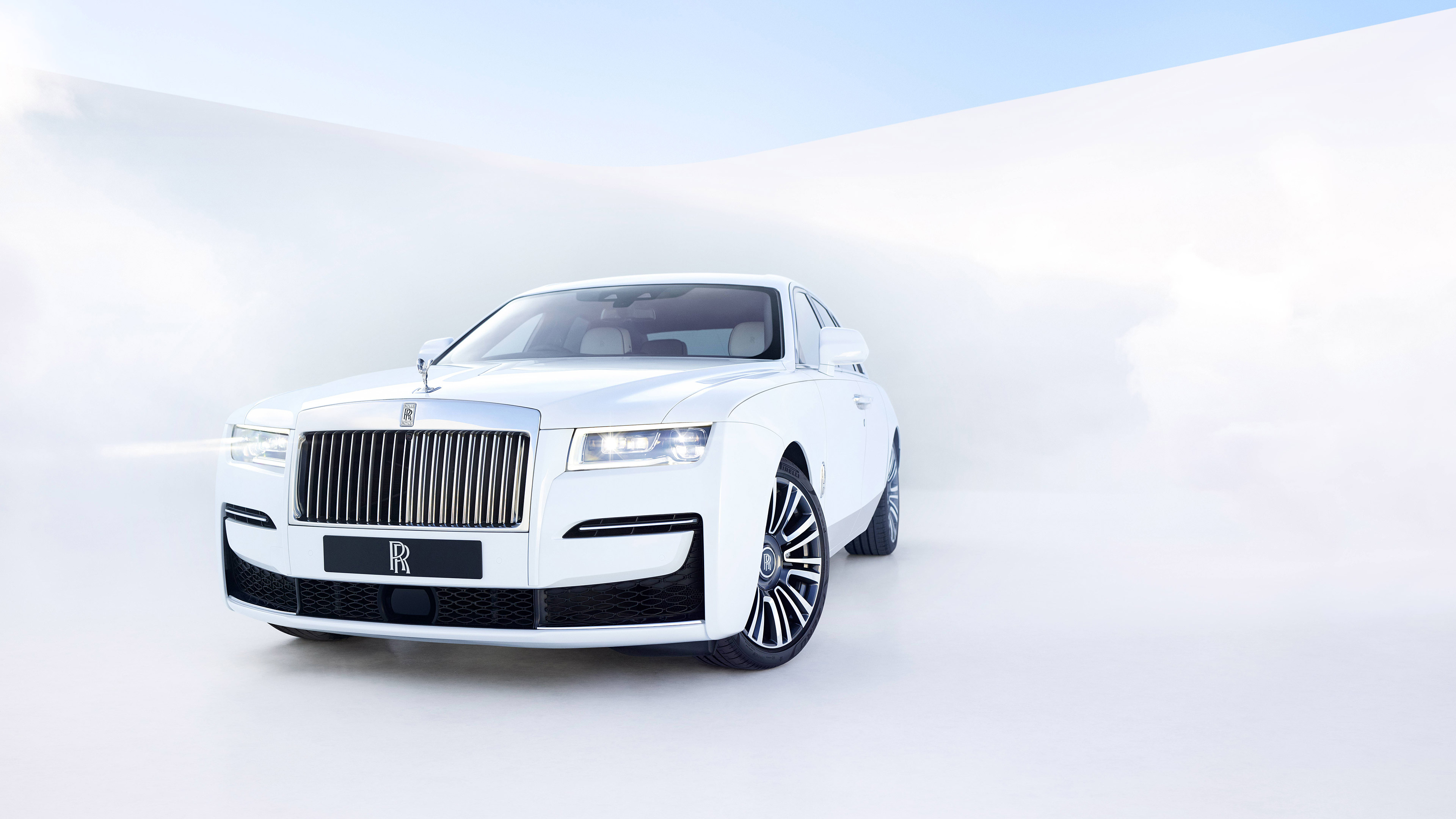 Rolls-Royce Ghost, High-resolution wallpapers, Exquisite luxury, Backgrounds collection, 3840x2160 4K Desktop