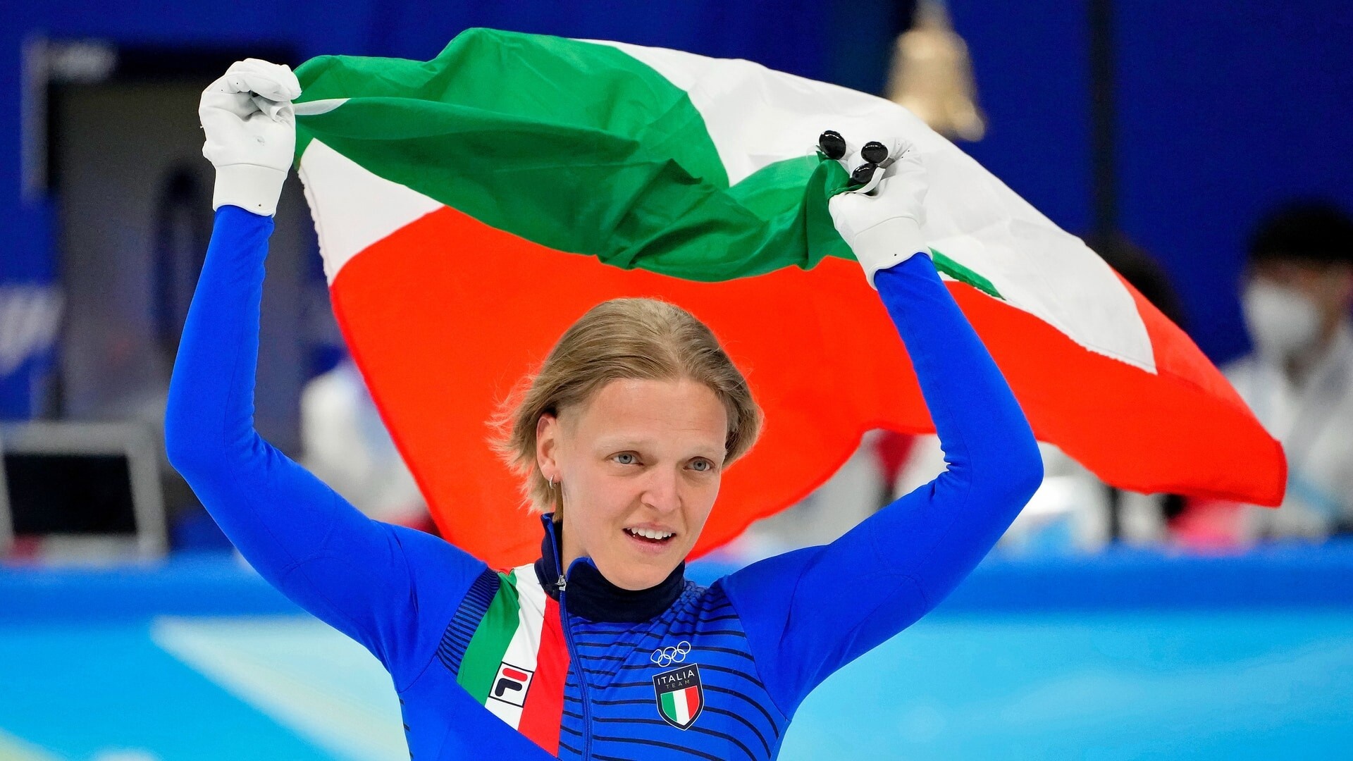 Arianna Fontana, Italy, Gold medal, Women's 500m, 1920x1080 Full HD Desktop