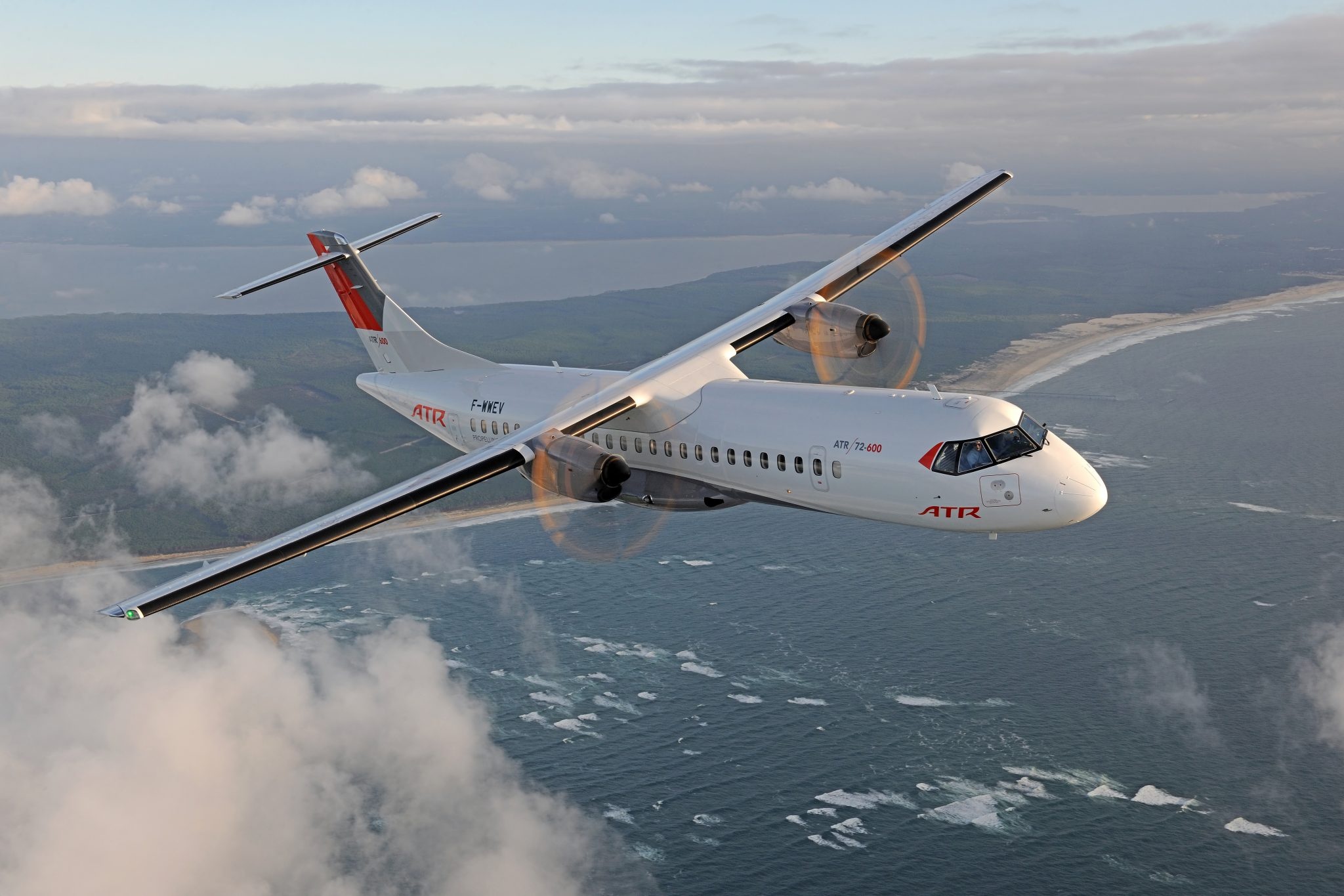 ATR aircraft, Efficient travels, Short-haul flights, European airliner, 2050x1370 HD Desktop