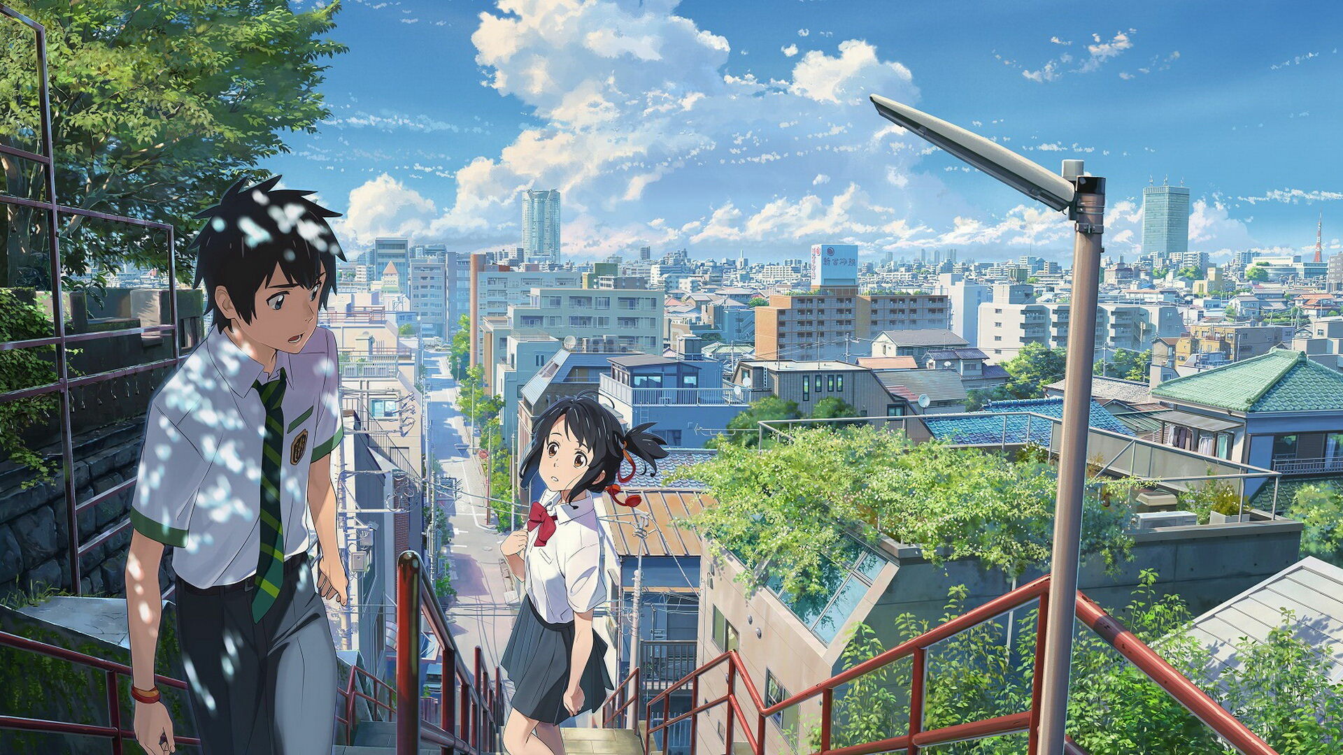 Your Name: Won Excellent Animation of the Year at the 40th Japan Academy Prize. 1920x1080 Full HD Wallpaper.