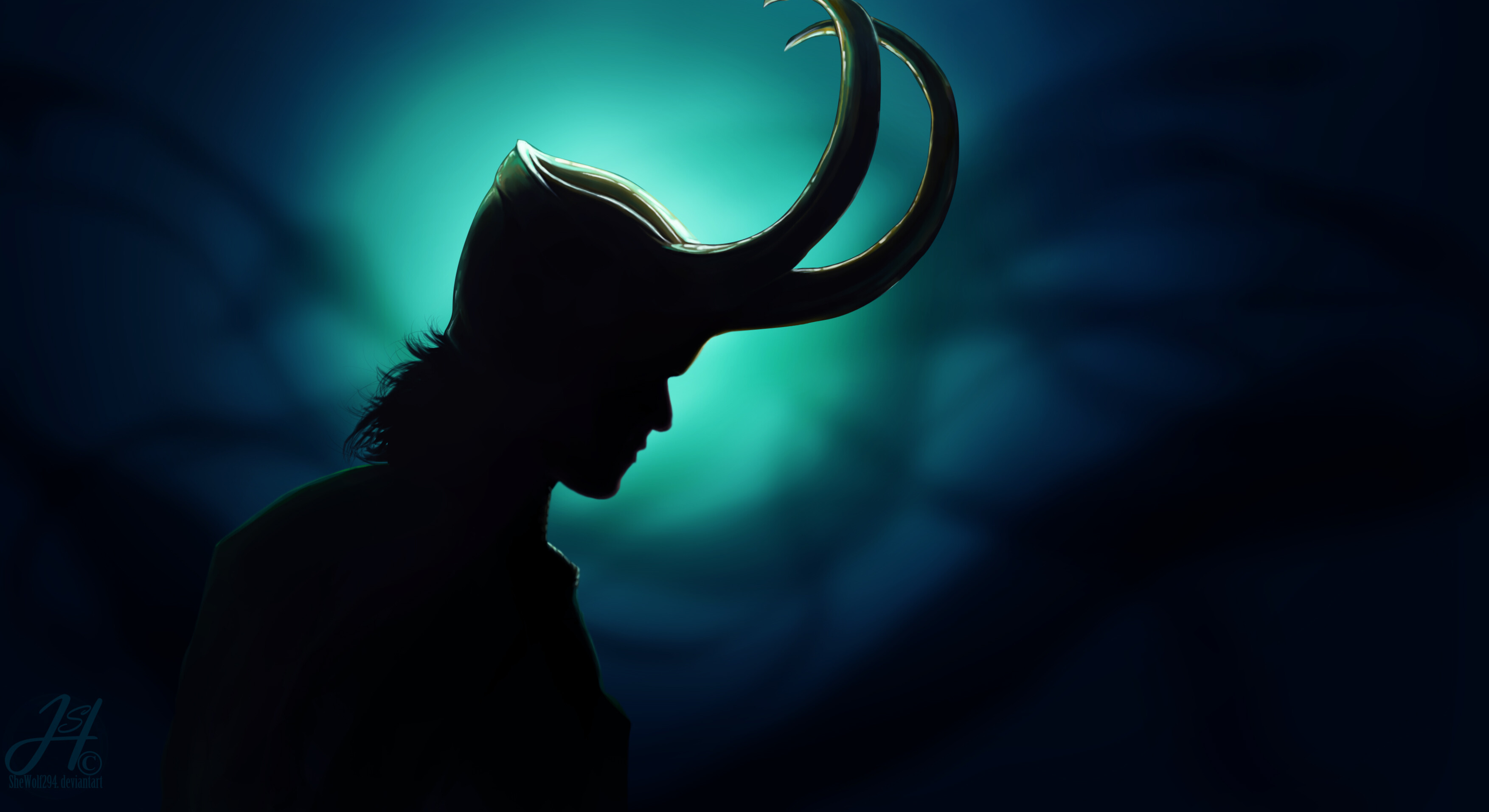 Loki (TV Series): The character created by writer Stan Lee, scripter Larry Lieber, and penciller Jack Kirby. 3510x1920 HD Background.