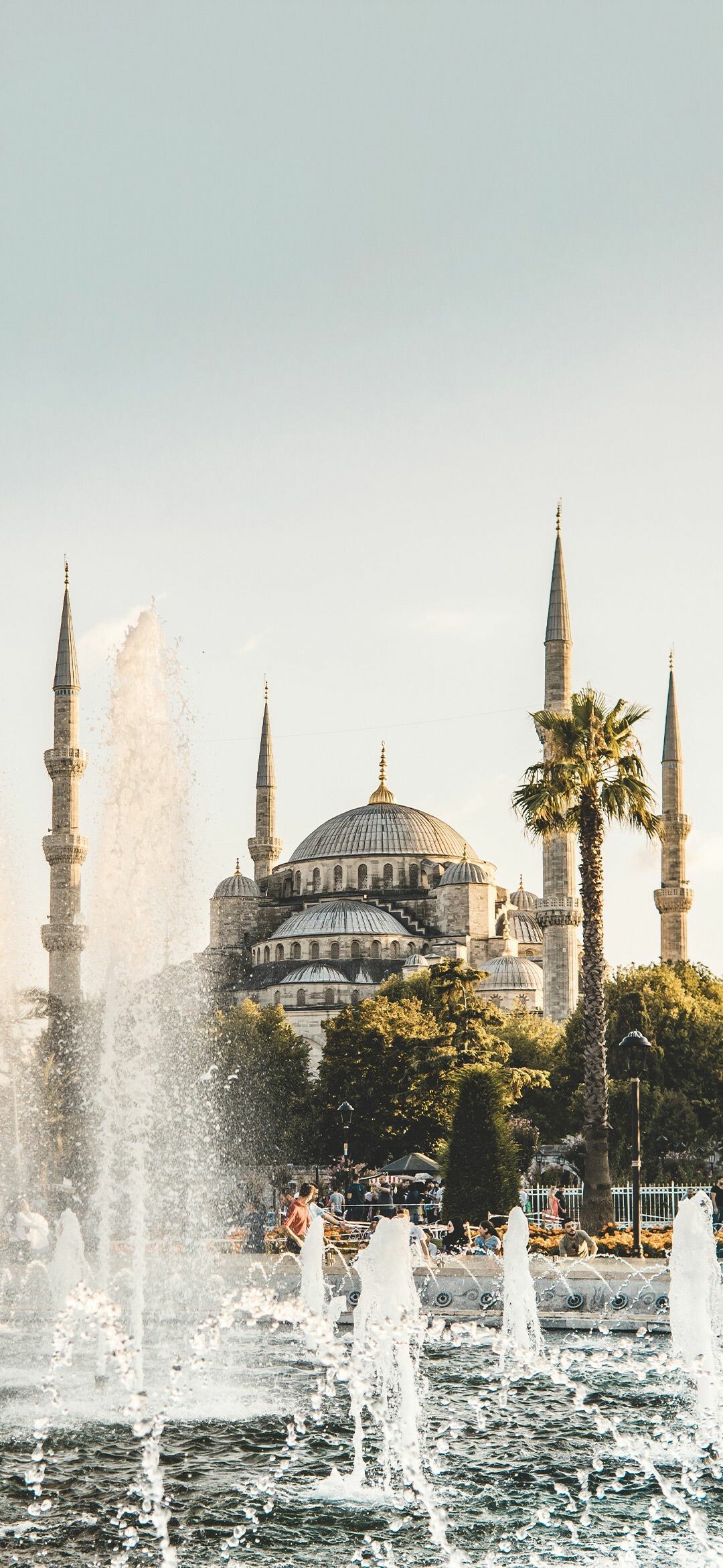 Turkey: Blue Mosque, The parliamentary republic was replaced by a presidential system with a referendum in 2017. 1080x2340 HD Wallpaper.
