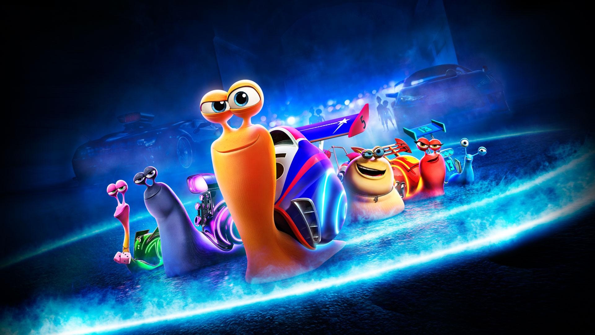 DreamWorks: Turbo, A 2013 American 3D computer-animated sports comedy film. 1920x1080 Full HD Background.