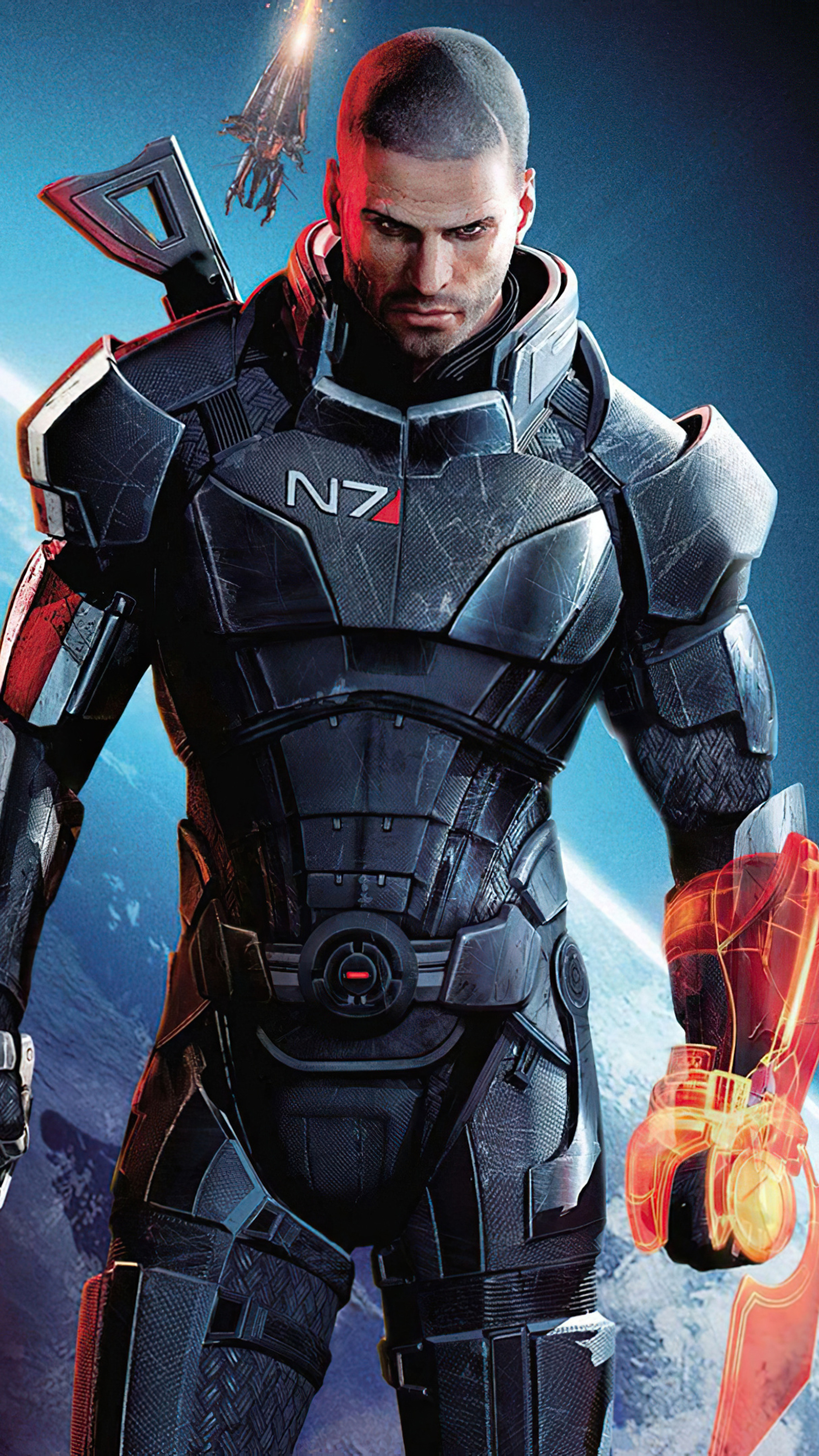 Mass Effect 3, PC version, Sony Xperia wallpapers, High-definition visual feast, 2160x3840 4K Handy