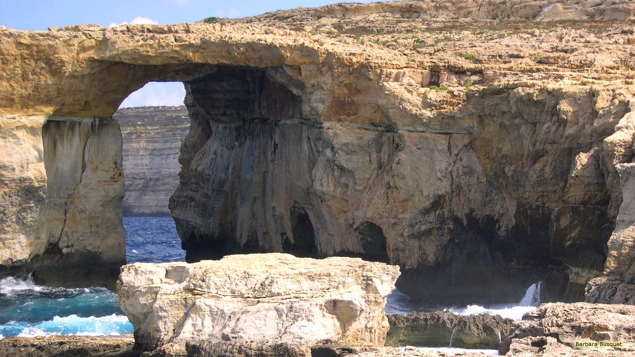 Gozo Island, Azure window, Malta, Barbaras, 2050x1160 HD Desktop