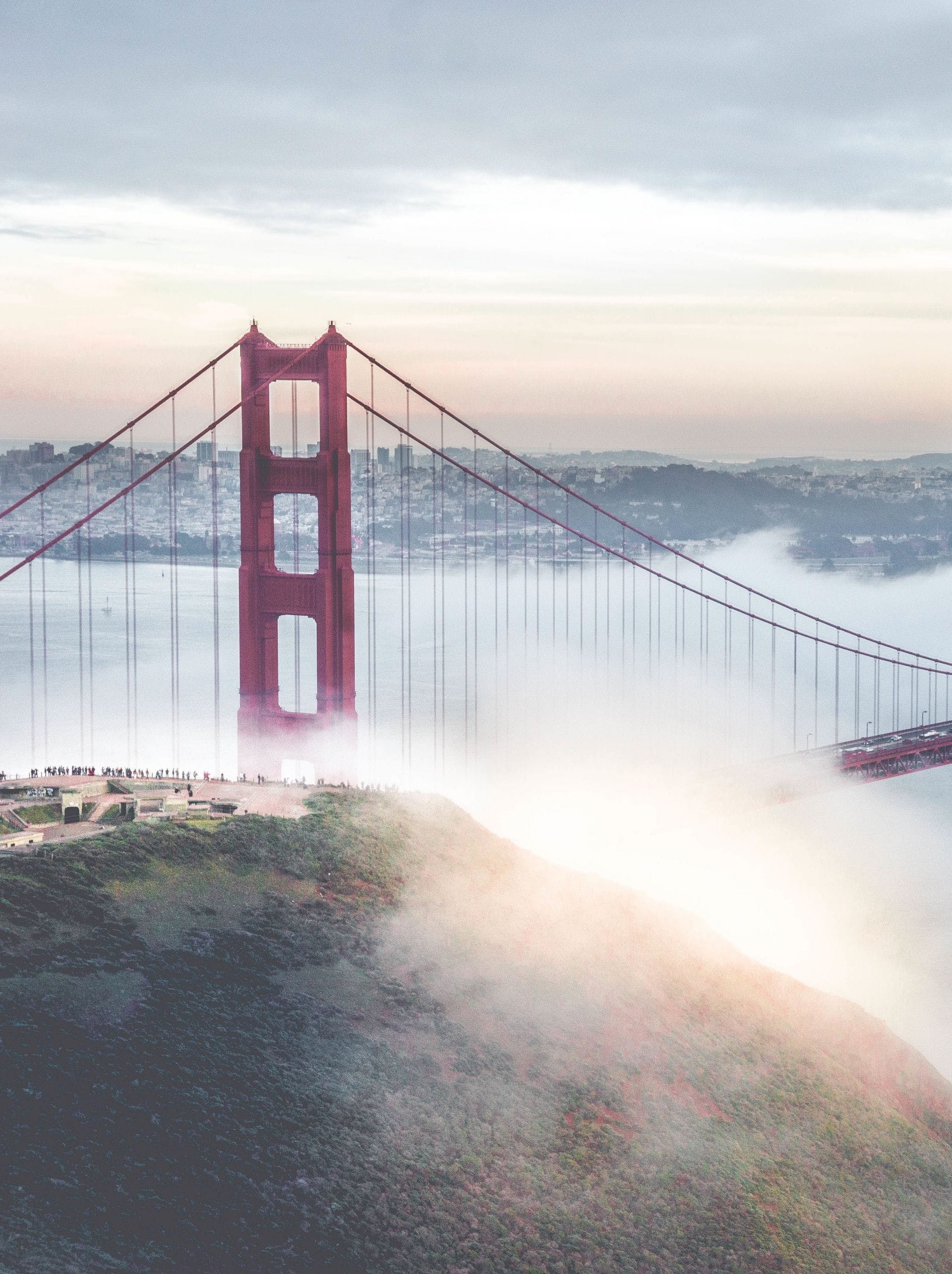 Golden Gate Bridge, Wallpapers, Zoey Anderson, 1920x2570 HD Handy