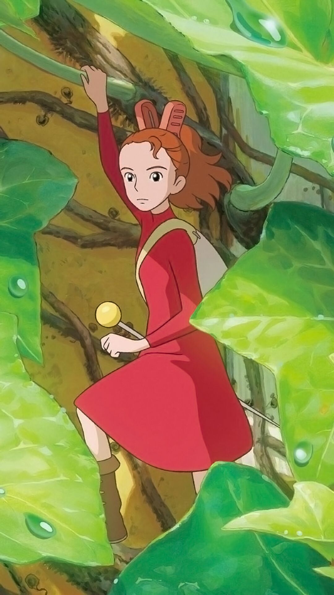 The Secret World of Arrietty: Voiced by Bridgit Mendler, Cartoon. 1080x1920 Full HD Wallpaper.