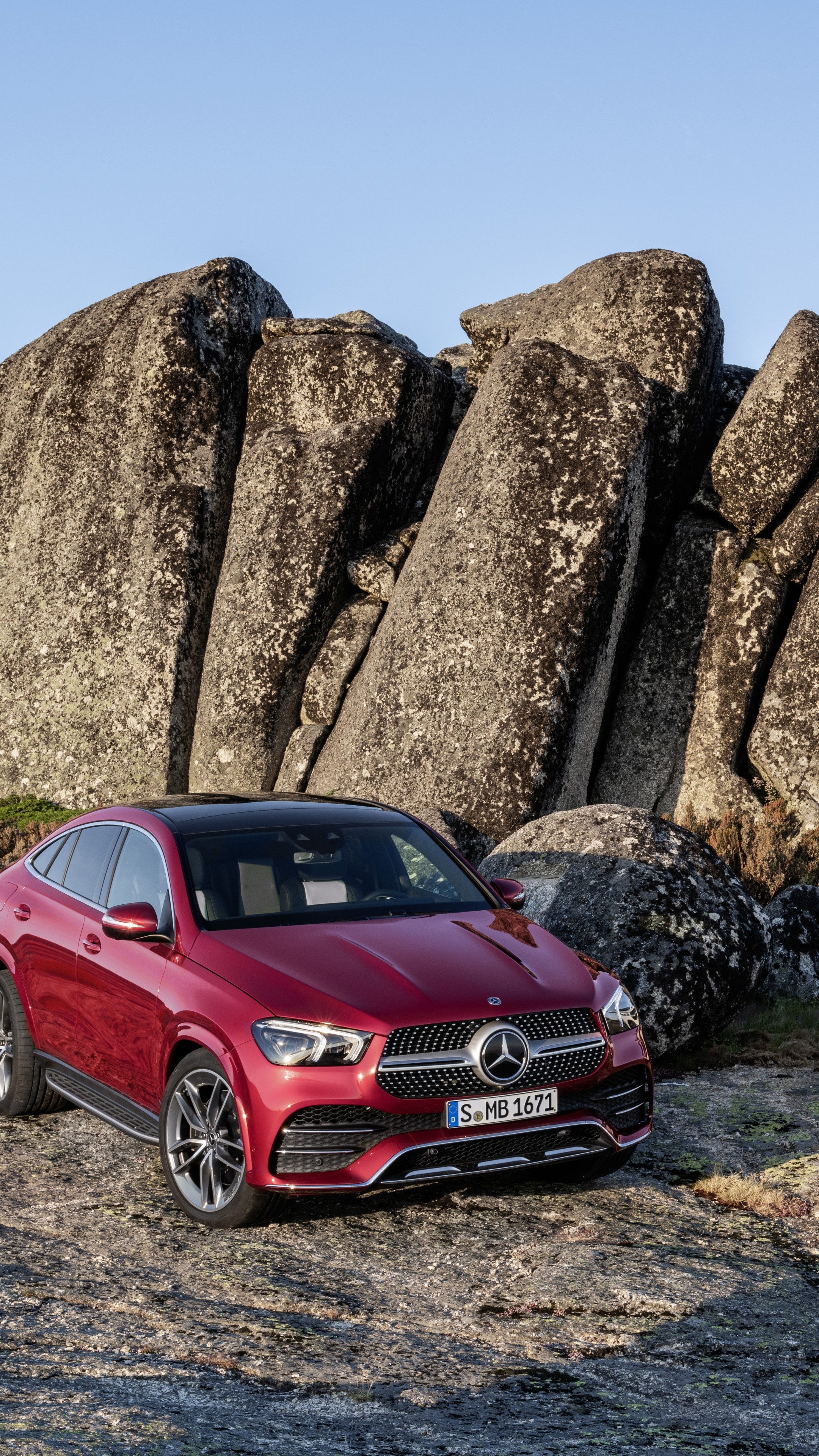 Mercedes Benz GLE AMG Coupe 2020, SUV and cars, 8K resolution, 2160x3840 4K Phone