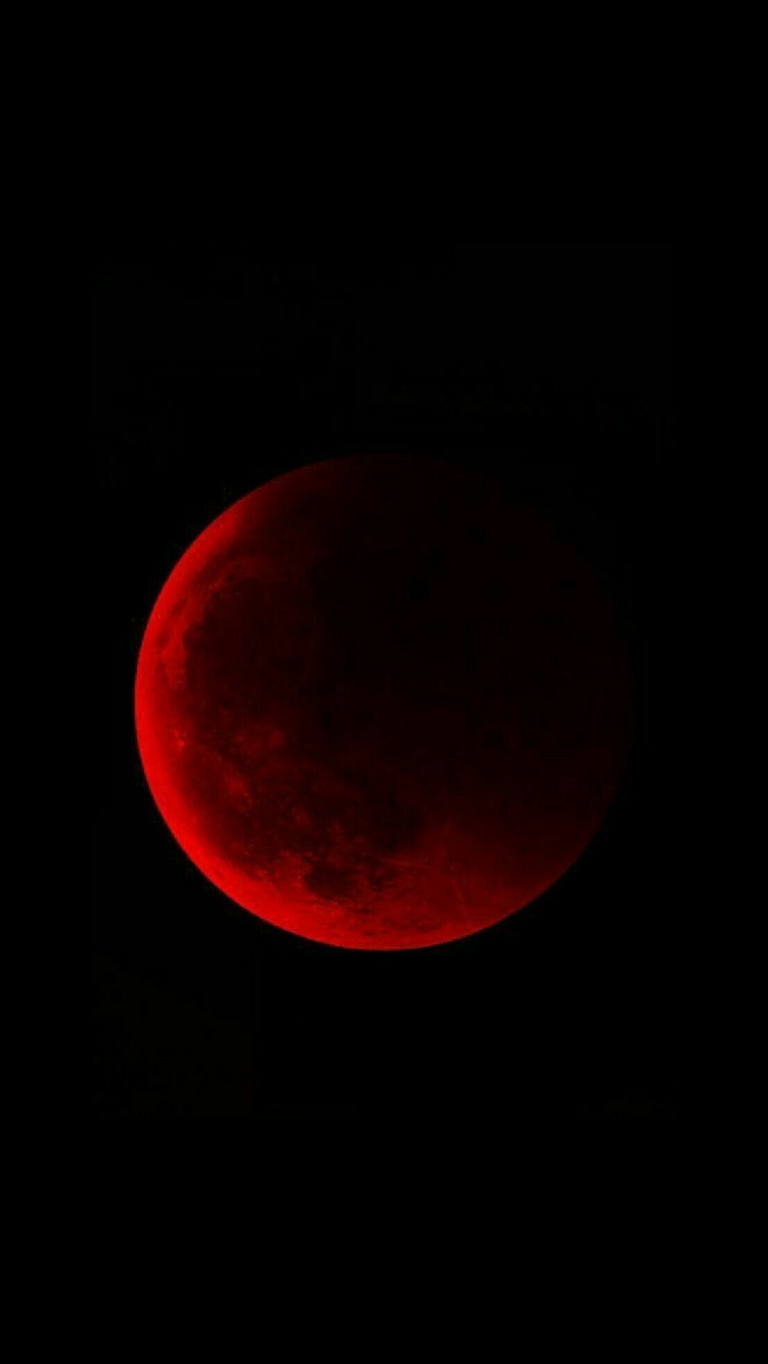 Eerie blood red moon, Celestial allure, Mysterious spectacle, Astronomical wonder, 1110x1970 HD Phone
