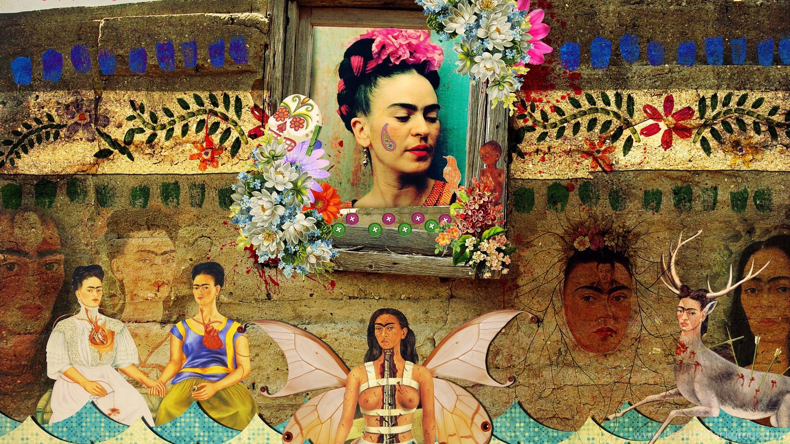 Frida Kahlo, Art wallpapers, Top free backgrounds, Inspirational artist, 2560x1440 HD Desktop