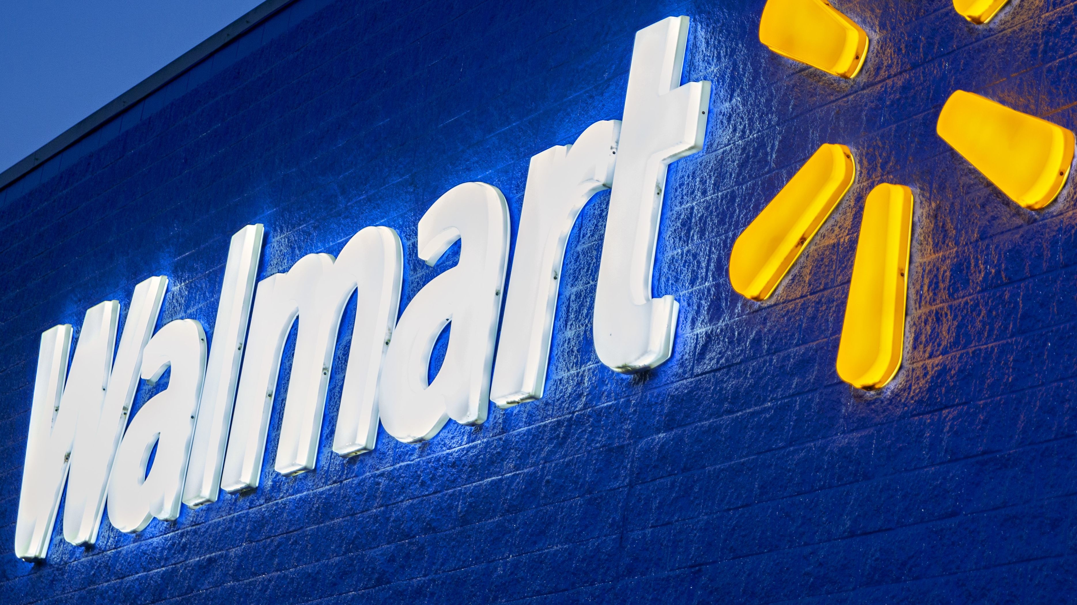 Walmart: The world’s leading retailer, E-Commerce, Logo, Lighting. 3740x2110 HD Background.