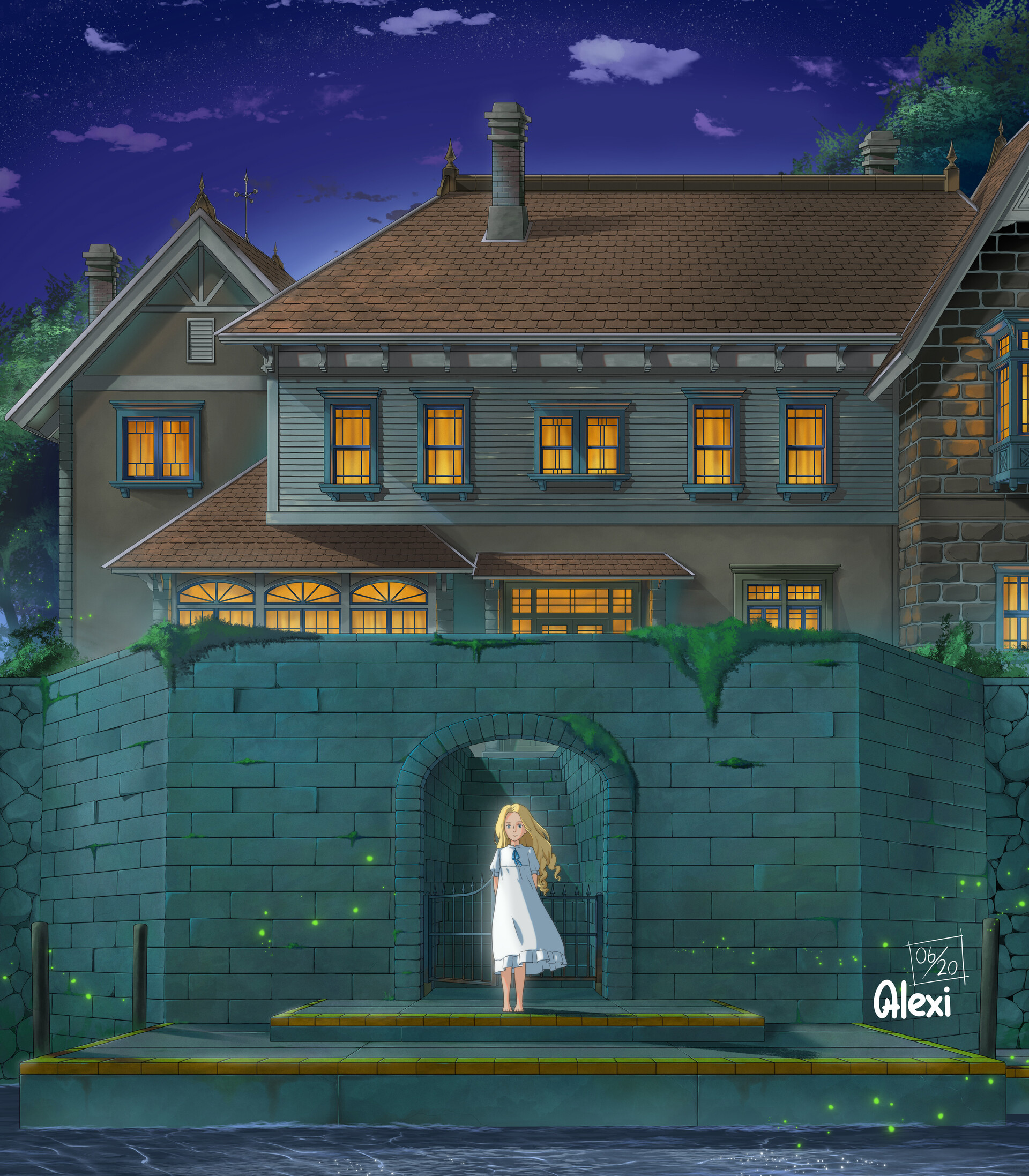 When Marnie Was There (Anime): Artwork, Marnie of the Marsh House, Ghost. 1920x2200 HD Wallpaper.