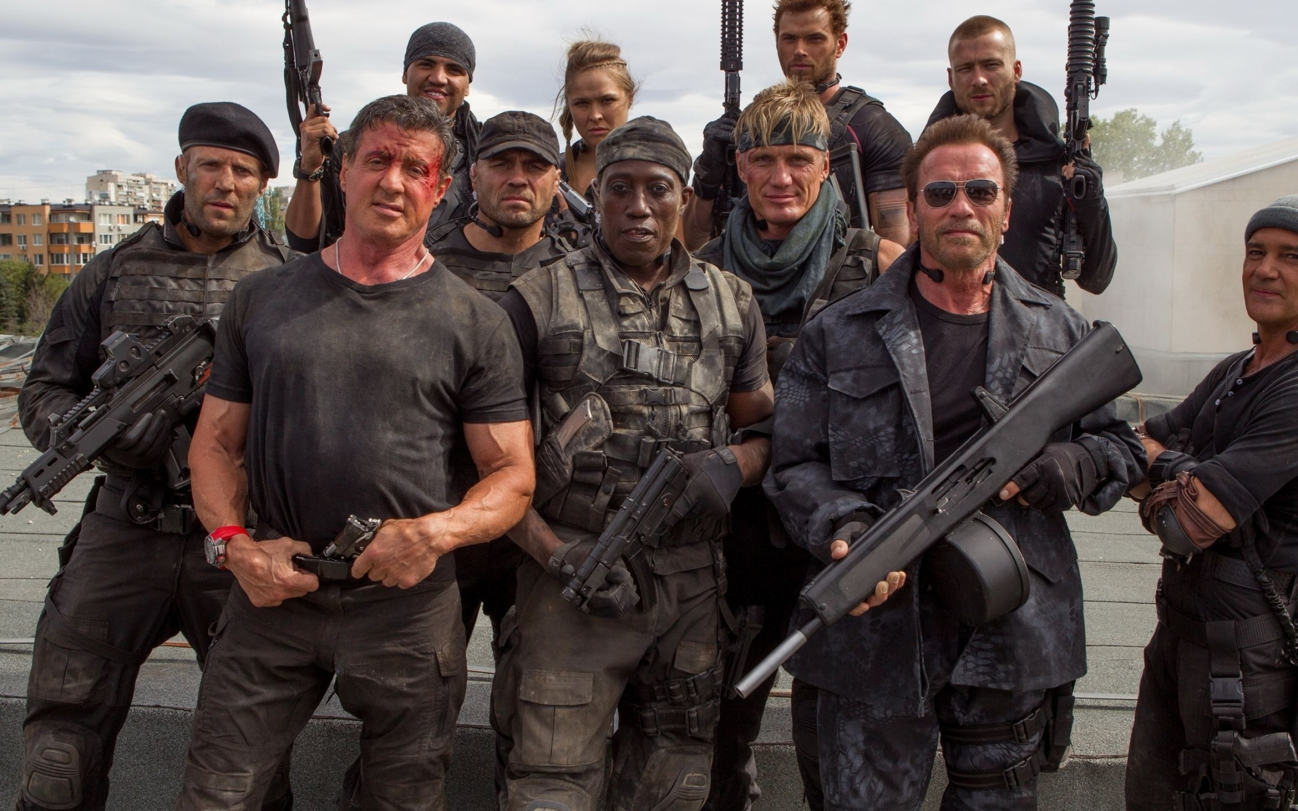 The Expendables 3 main characters, Movie wallpapers, Star-studded cast, High-octane action, 2560x1600 HD Desktop