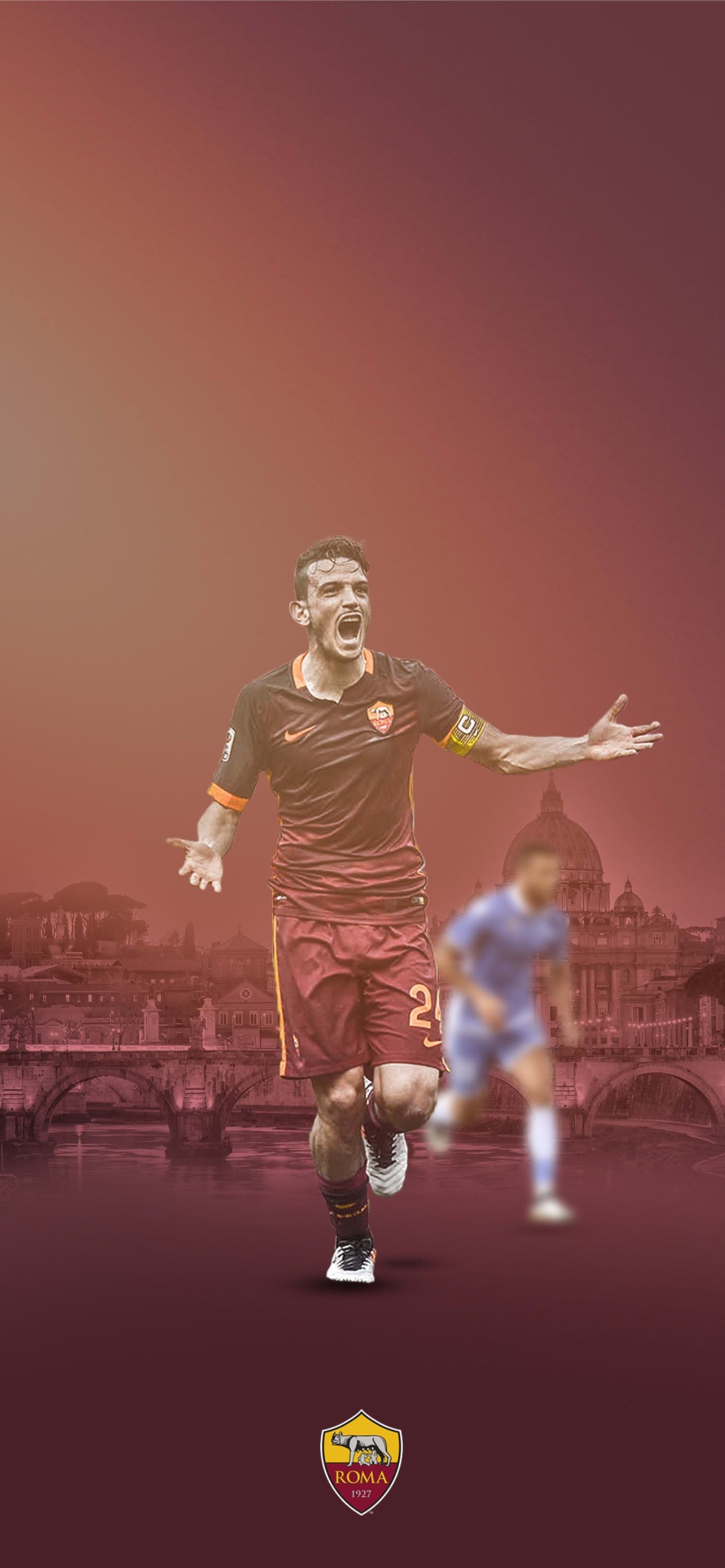 AS Roma, iPhone wallpapers, Free download, 1290x2780 HD Handy