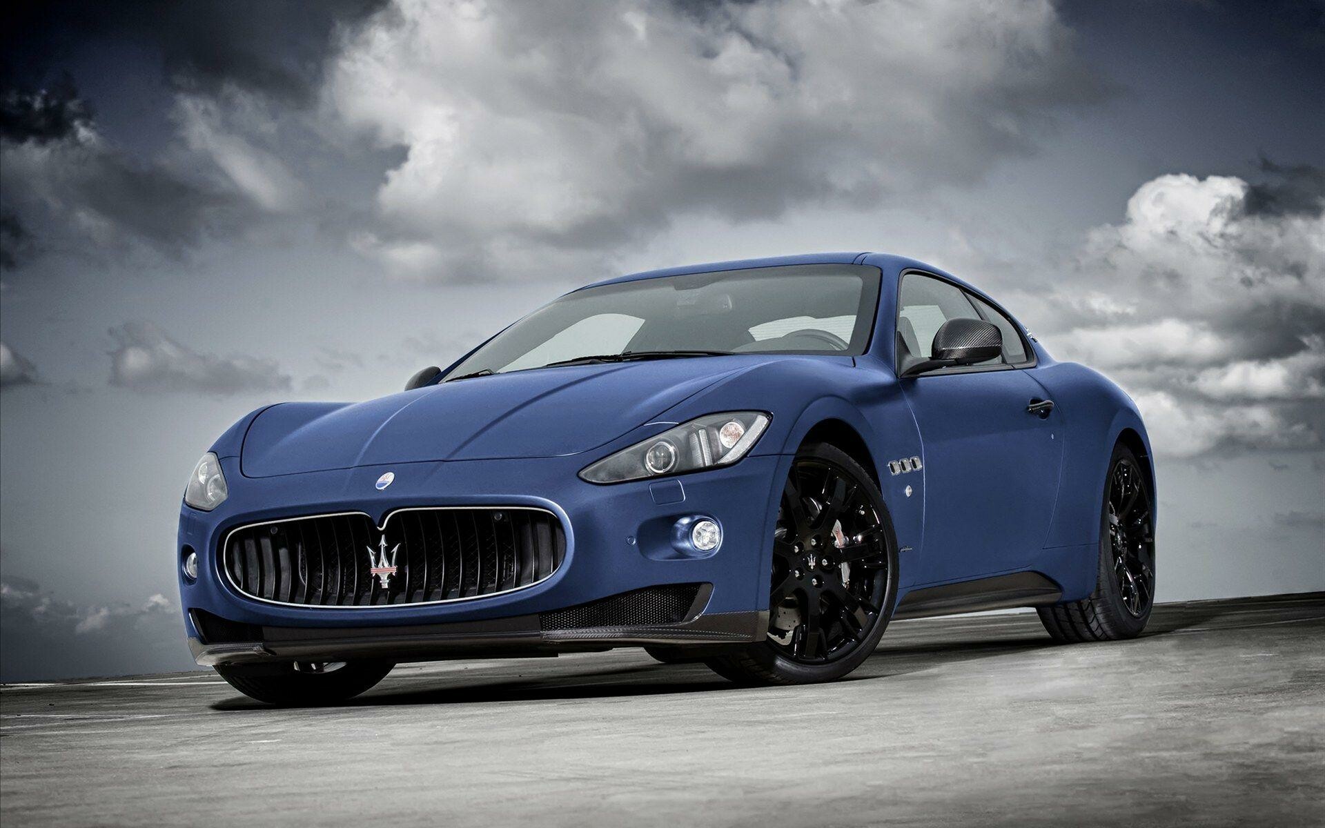 Maserati: Unveiled at the 2007 Geneva Motor Show, the GranTurismo has a drag coefficient of 0.33. 1920x1200 HD Wallpaper.