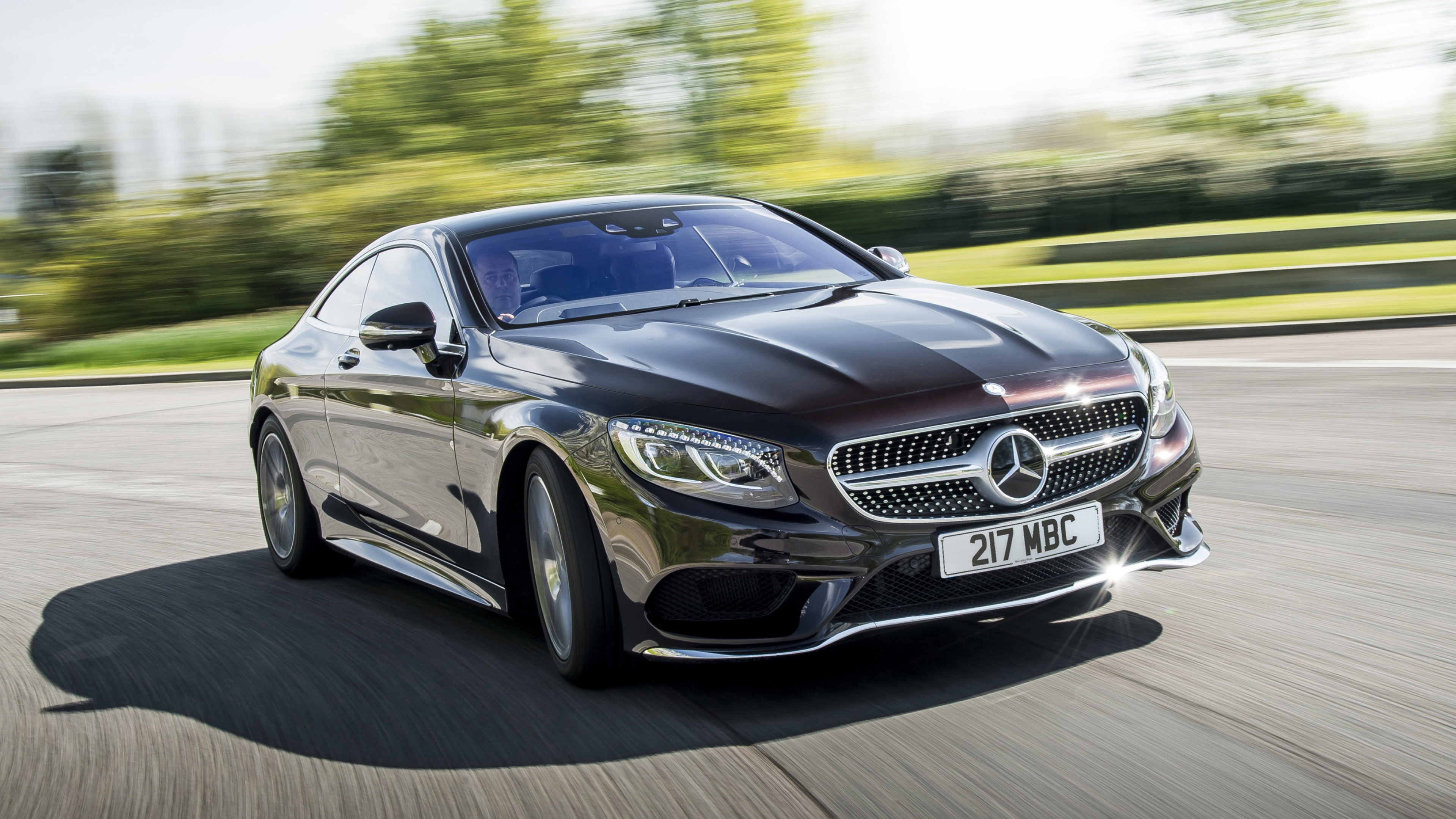 Mercedes-Benz S-Class, Coupe beauty, Exhilarating power, 4K resolution, 3840x2160 4K Desktop