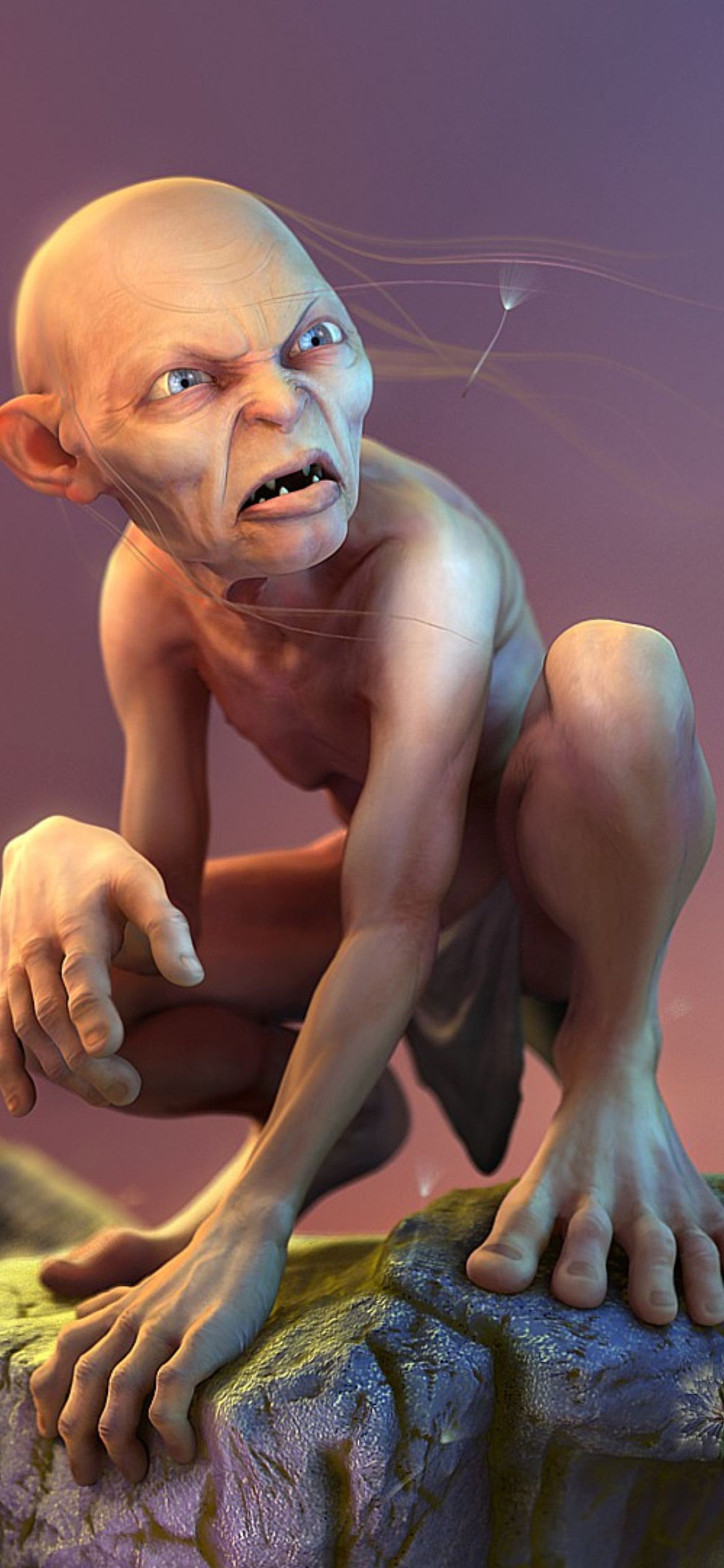 Gollum, Lord of the Rings wallpaper, iPhone 11 wallpaper, Movie character, 1170x2540 HD Phone