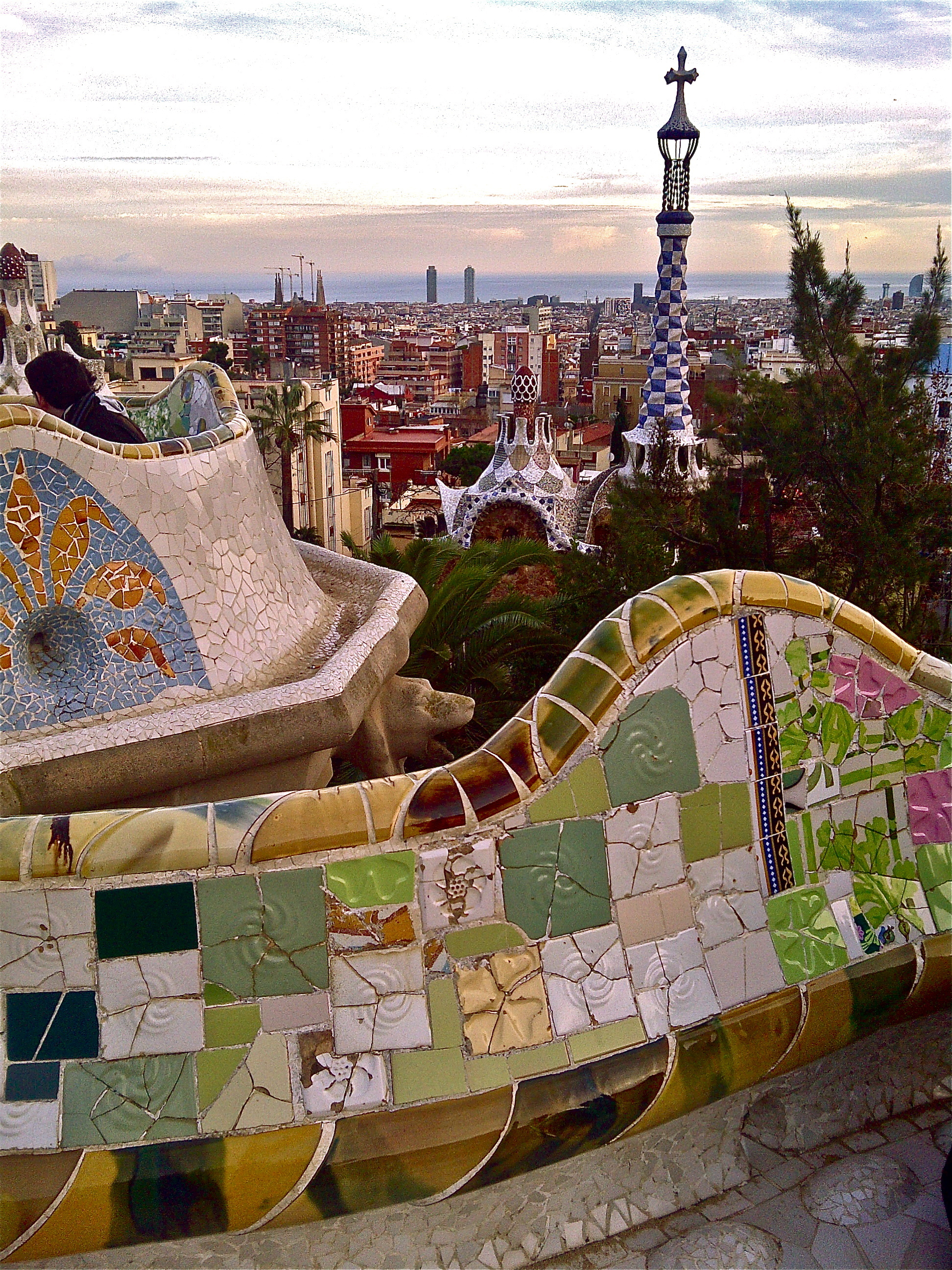 Parc Guell, Barcelona, Travels, European gem, Must-visit place, 1950x2600 HD Phone