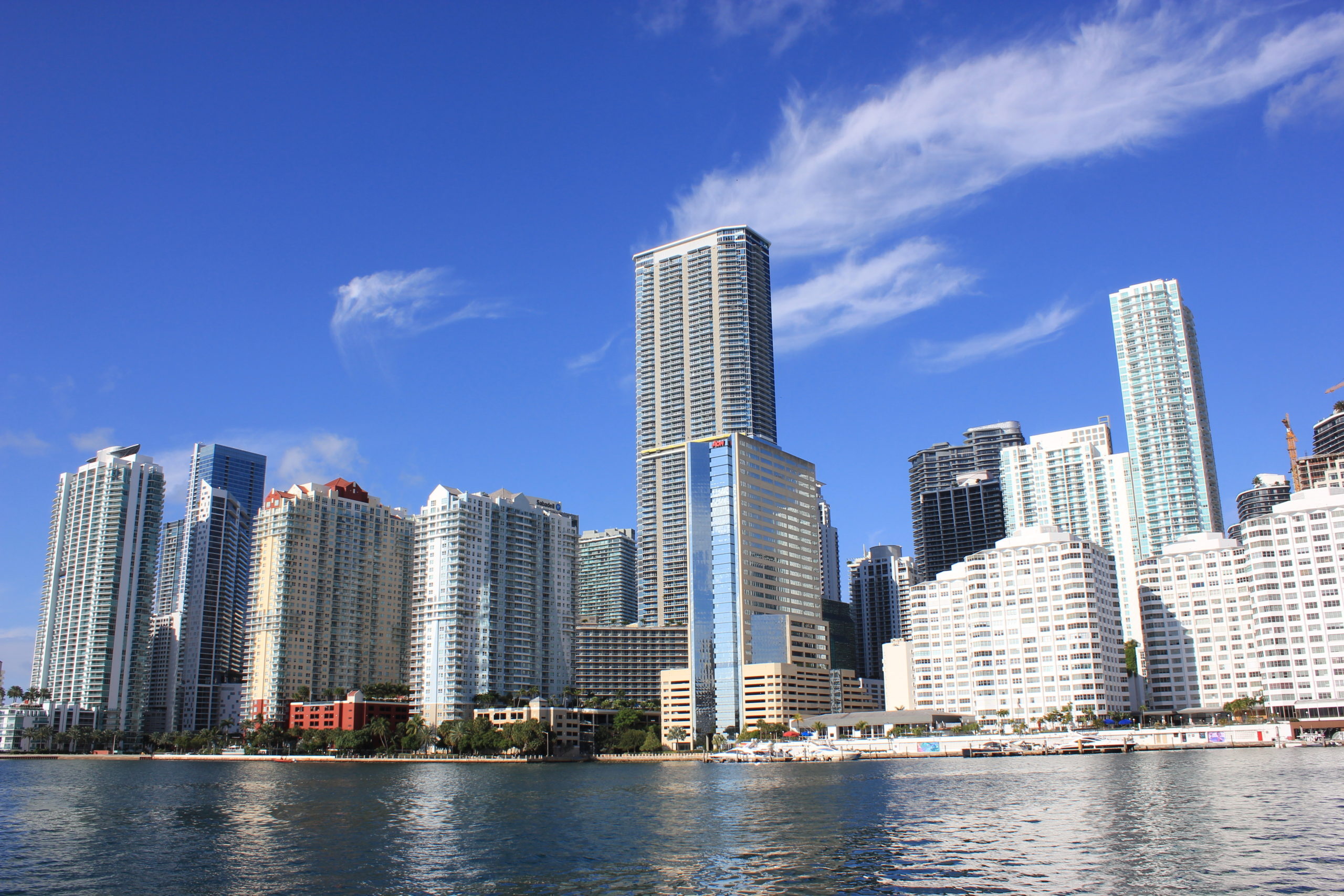 Miami Beach Skyline, Liberal landscape, Travels, Florida city lights, 2560x1710 HD Desktop