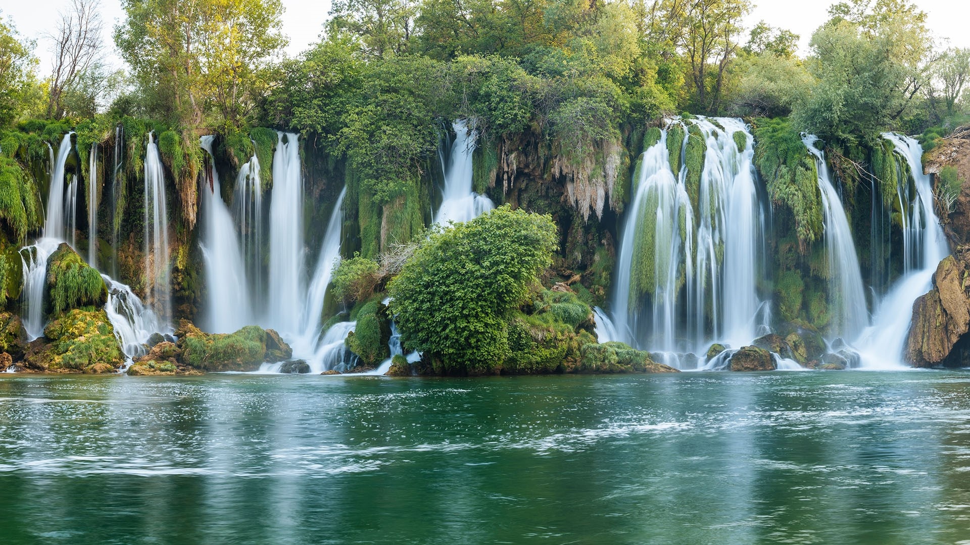 Kravica waterfall, Trebiat river, Balkans, Windows 10 spotlight, 1920x1080 Full HD Desktop
